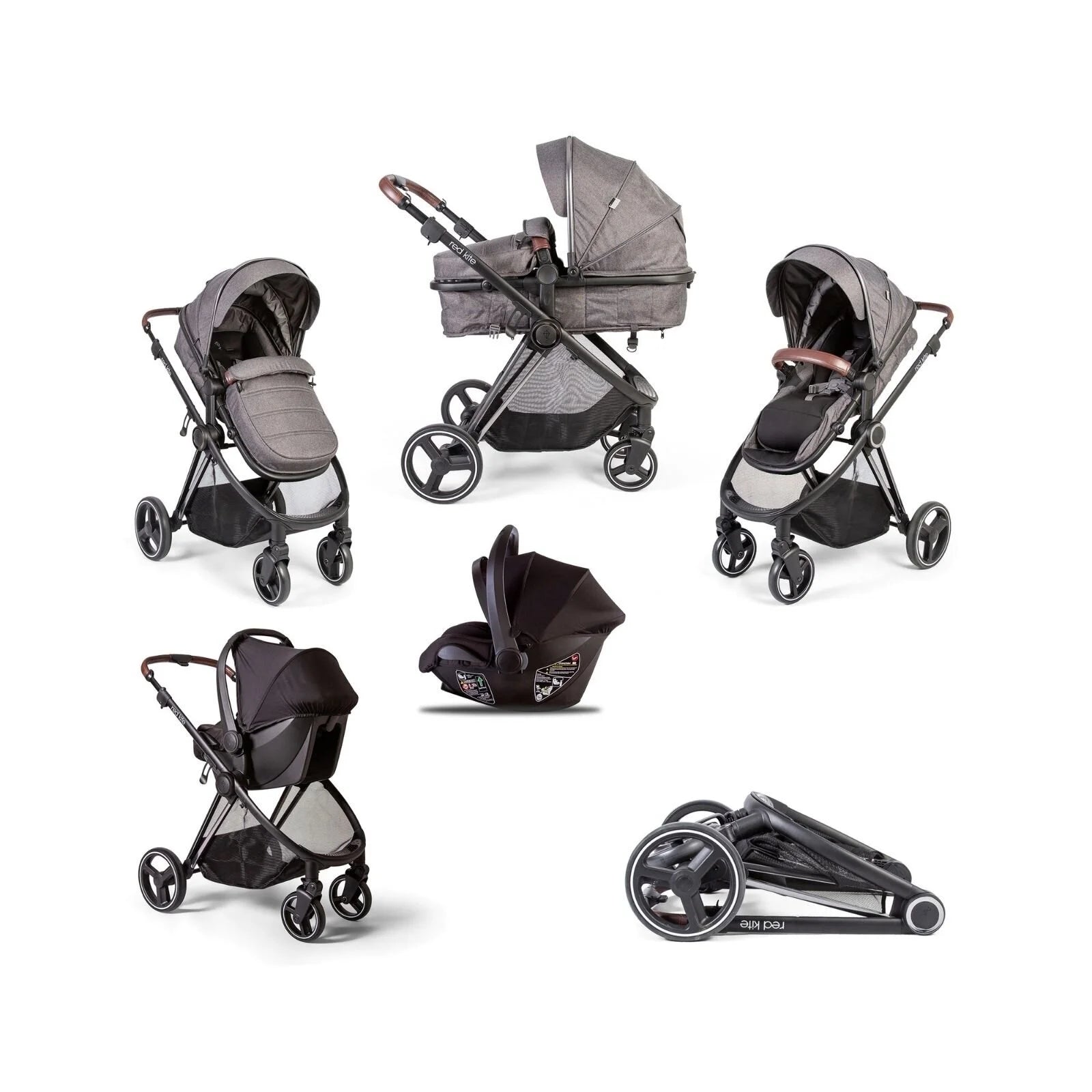 Red Kite Push Me Pace i - Size 3 - in - 1 Travel System - Grey - ebebek - Black Friday