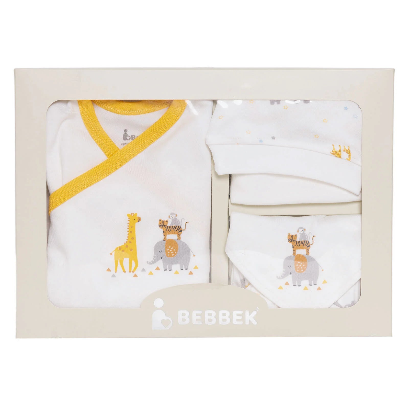 Bebbek Boy 5 Piece Newborn Gift Set - Ecru - ebebek - Black Friday