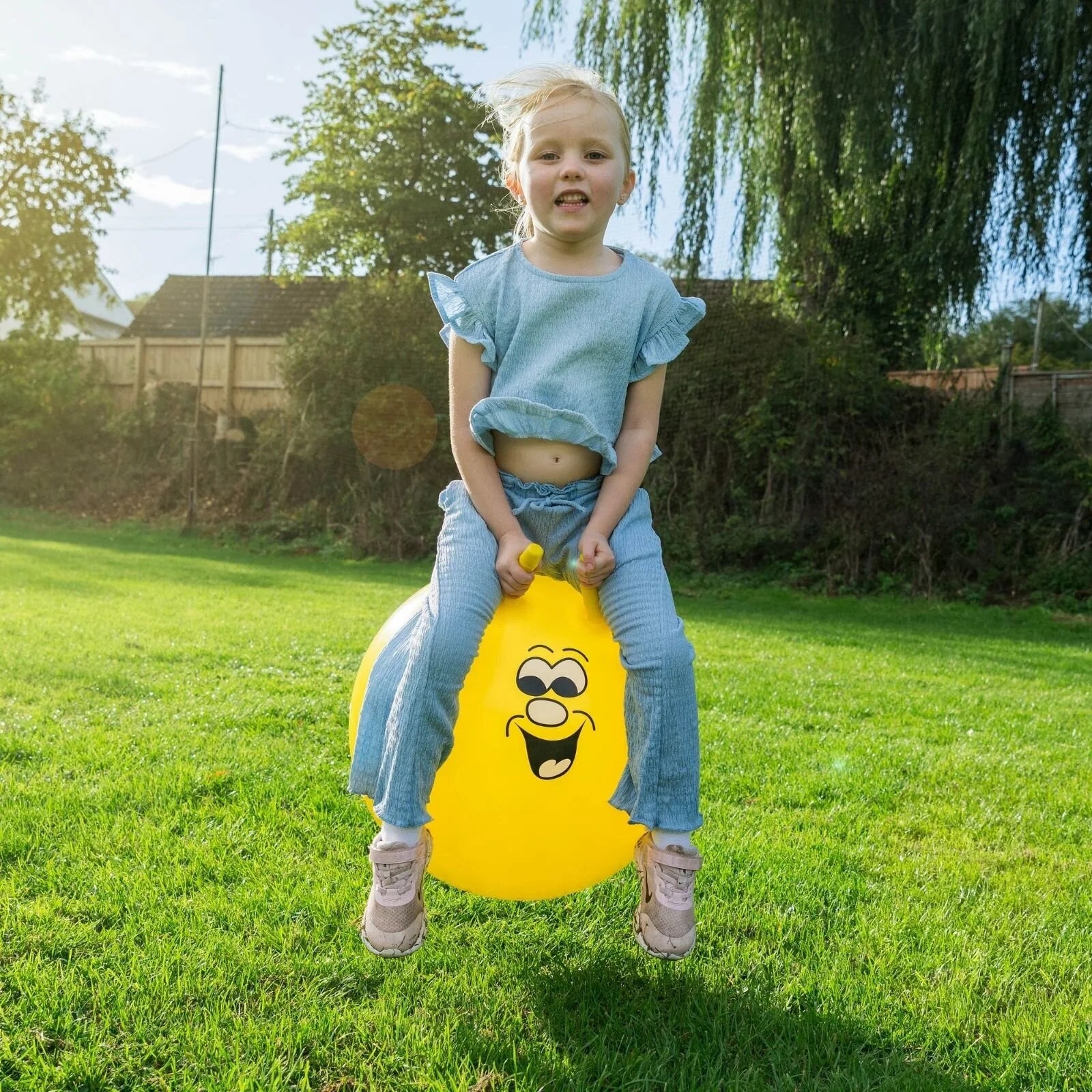 Jump 'N' Bounce Smiley Hopper 50cm - Yellow - Jump n Bounce - ebebek