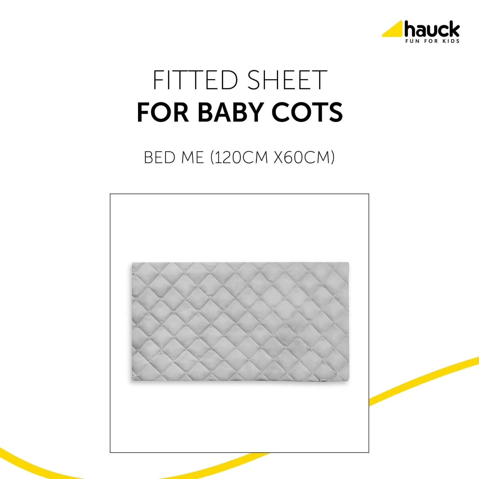 Hauck Bed Me Travel Cot Fitted Sheet 120x60 cm - Beige - ebebek - Black Friday