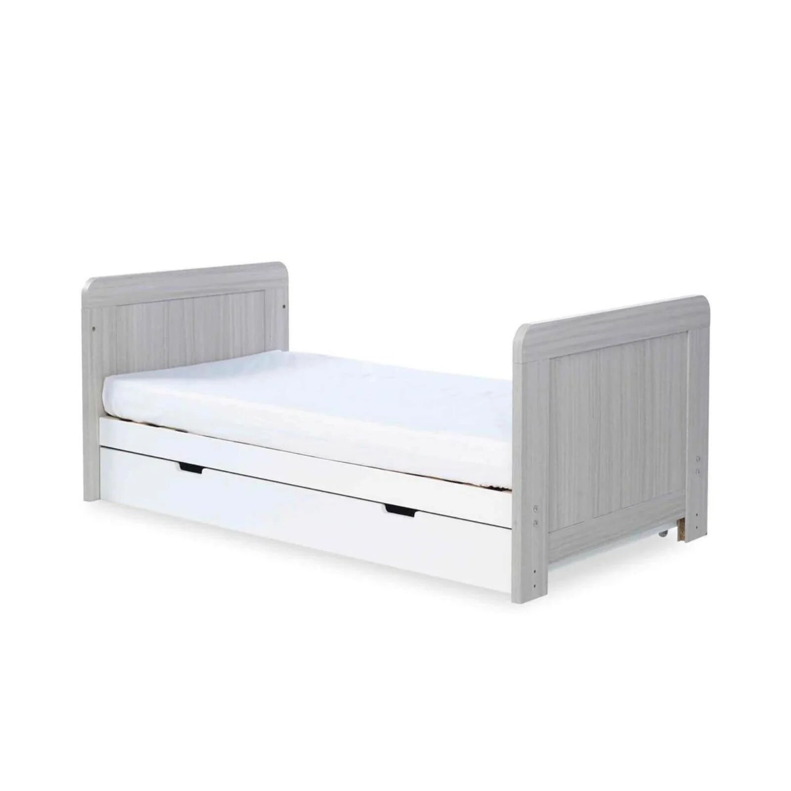 Ickle Bubba Pembrey Furniture Set Under Drawer Ash Grey & White 3 pcs - Fibre Mattress - ebebek - Black Friday