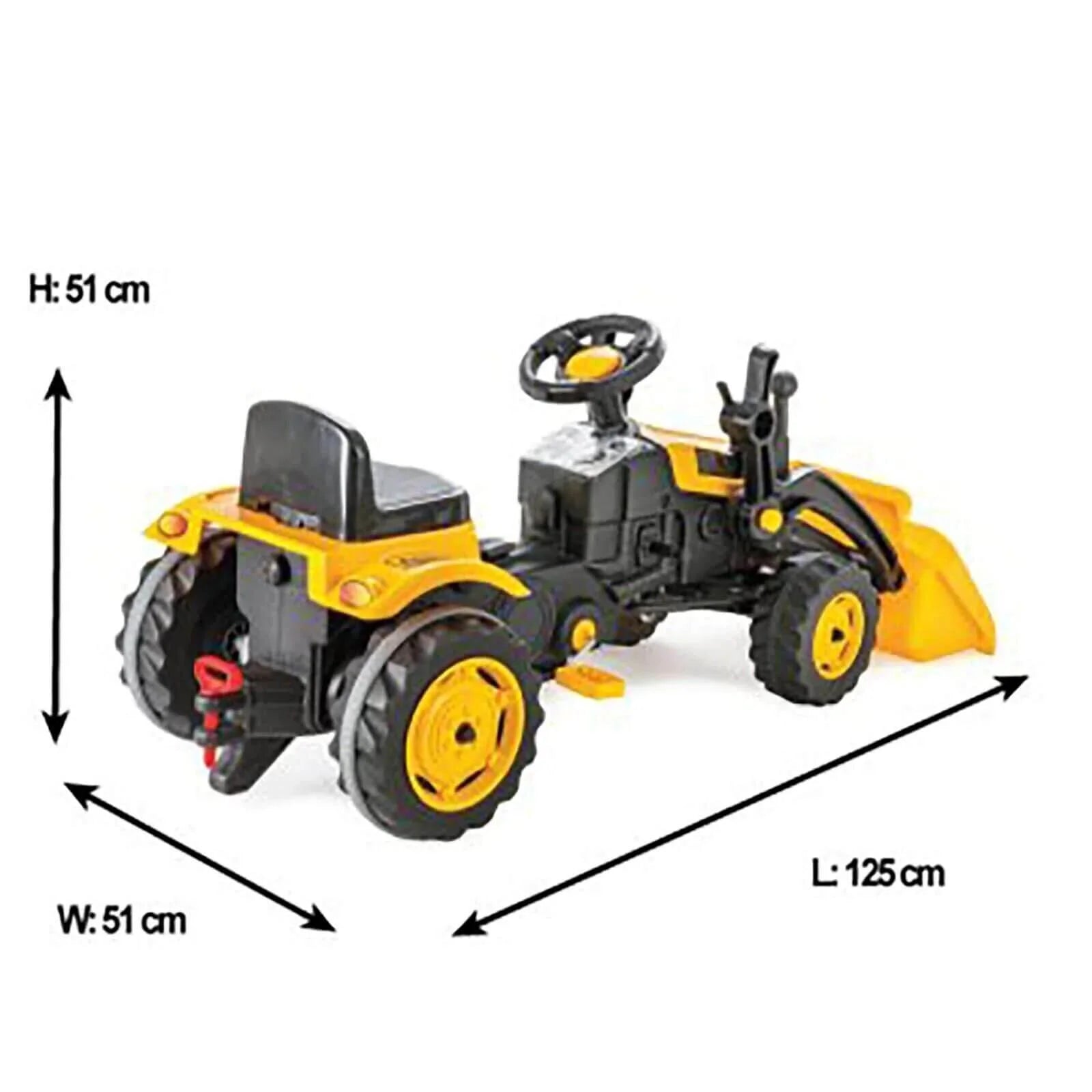 Pilsan Active Ride On Tractor with Pedal - Yellow - ebebek - Black Friday