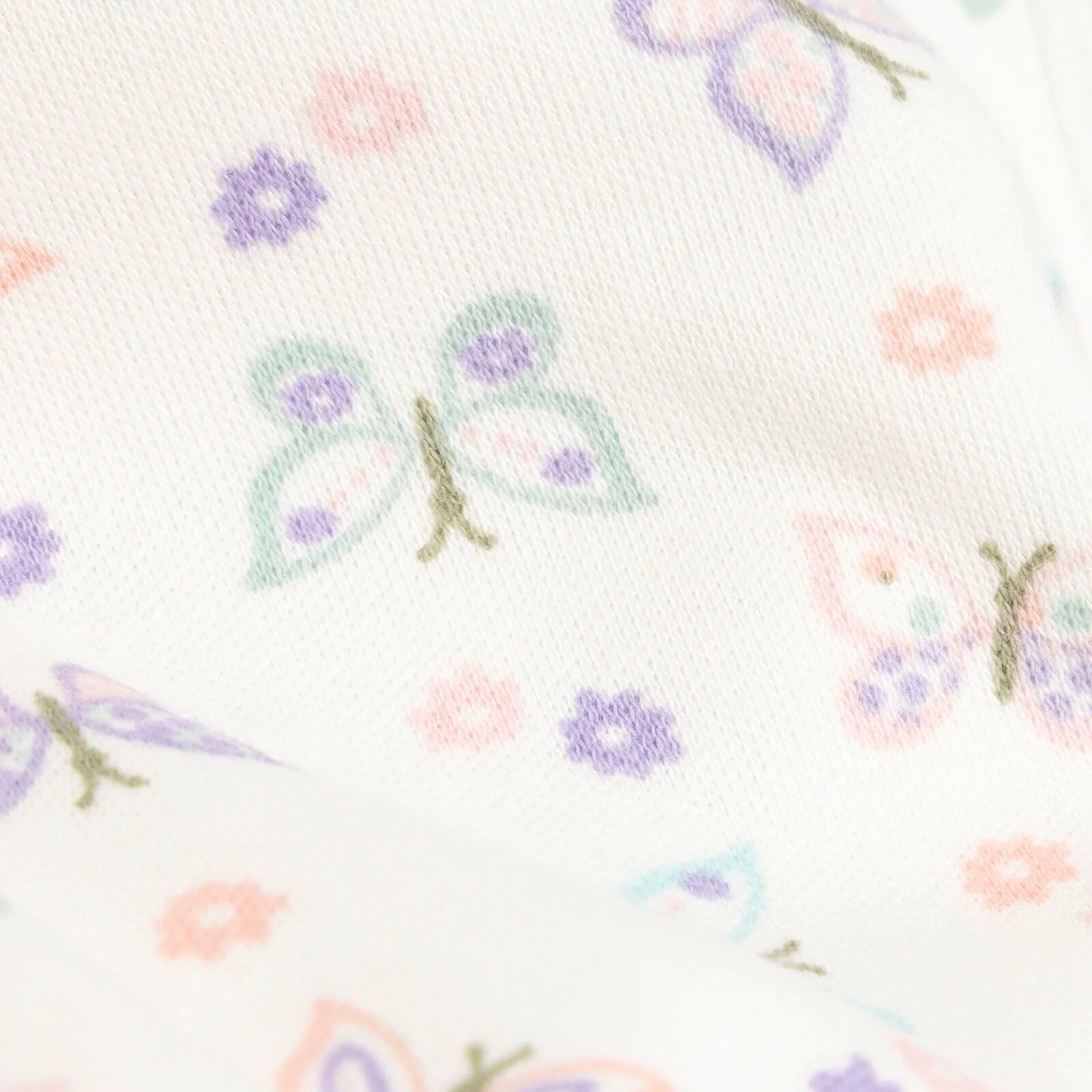 HelloBaby Newborn Butterfly Pattern Zipp - Ecru - ebebek - Black Friday