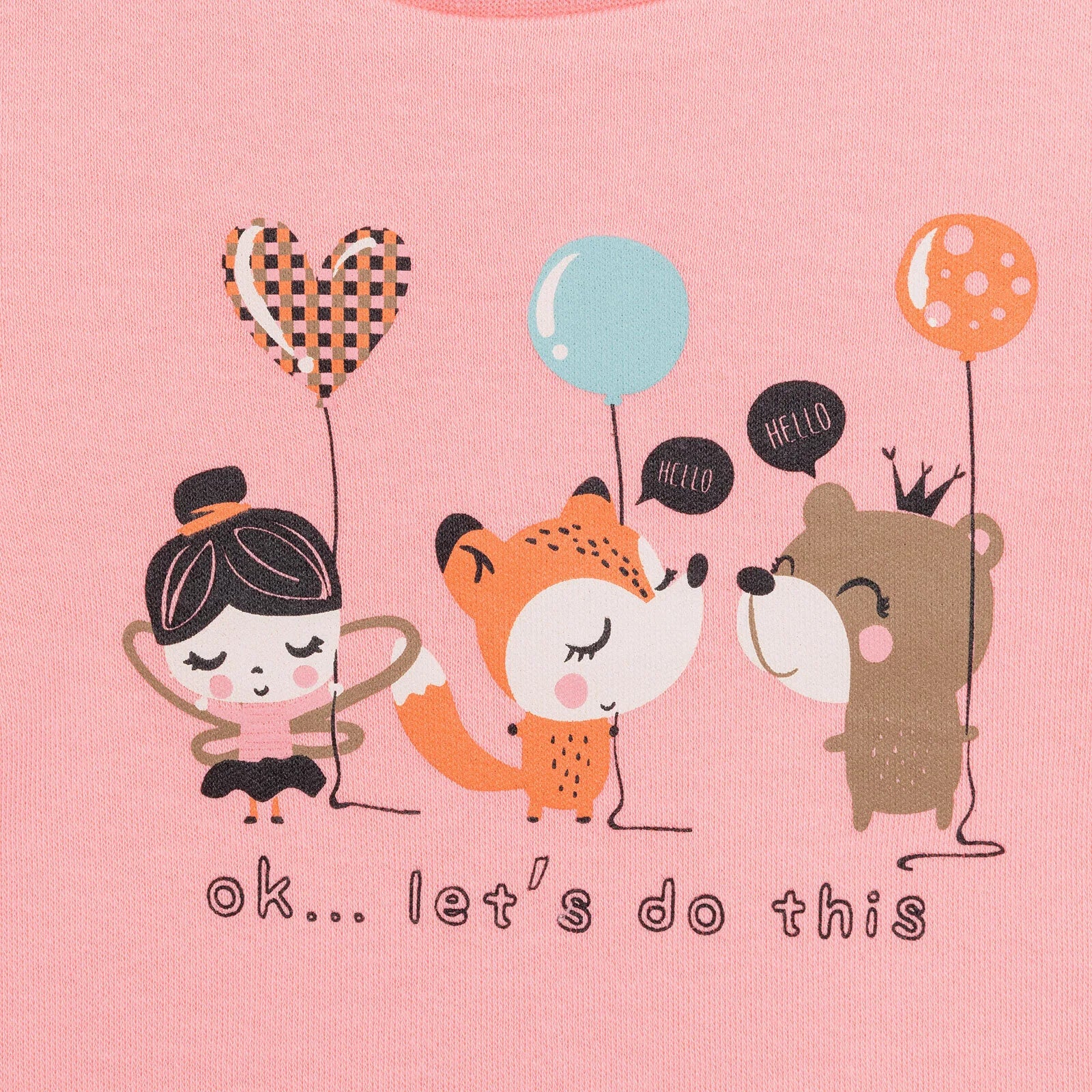 HelloBaby Basic Long Sleeve Tshirt - Light Pink - ebebek - Black Friday