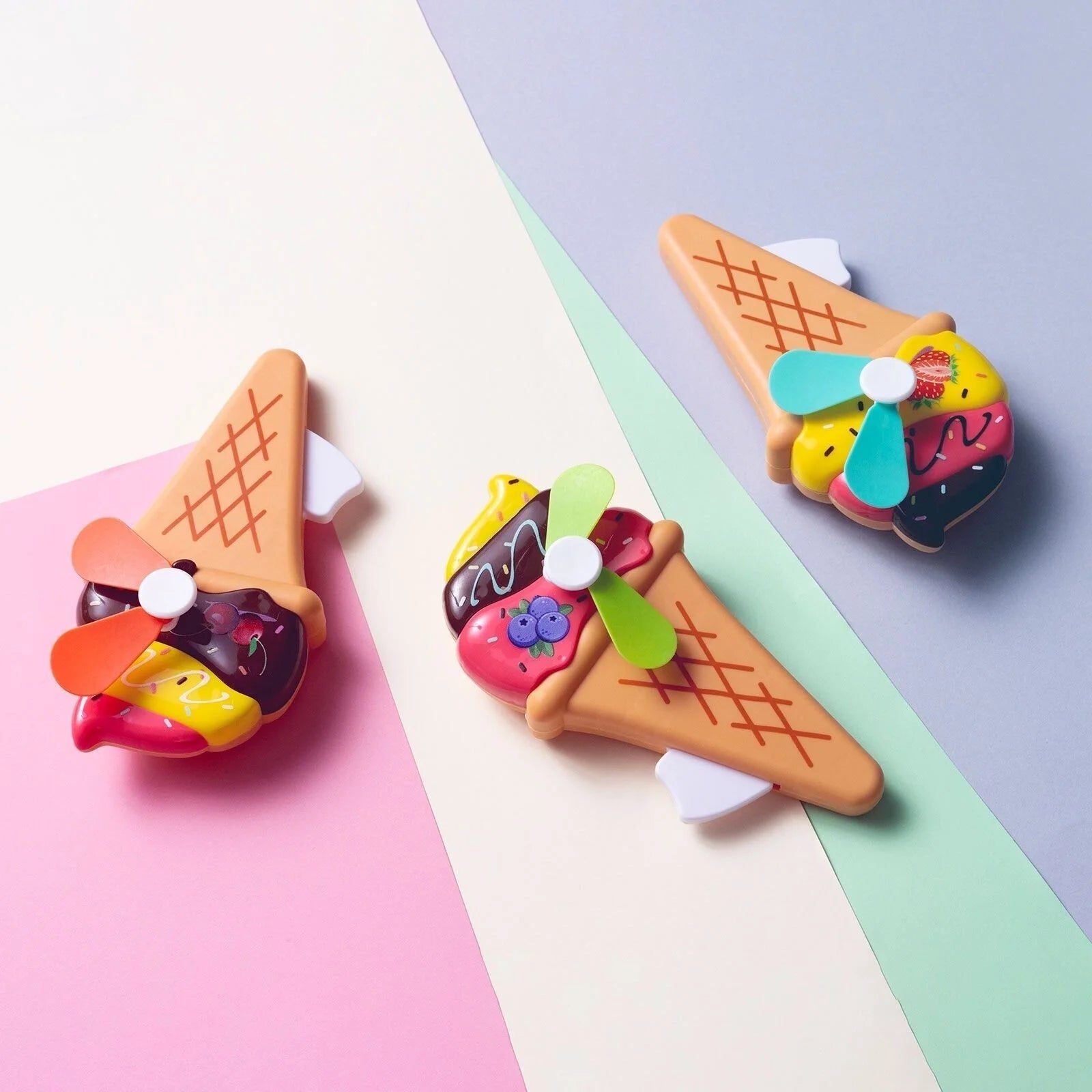 HZTB Ice Cream Big Hand Fan Assorted - ebebek - Black Friday