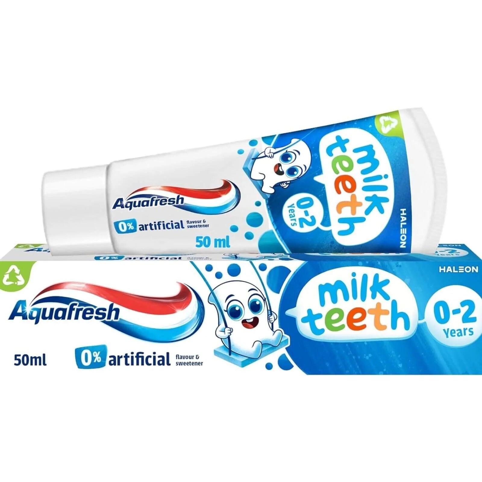 Aquafresh Milk Teeth Toothpaste 0 - 2 years 50ml - Aquafresh - ebebek