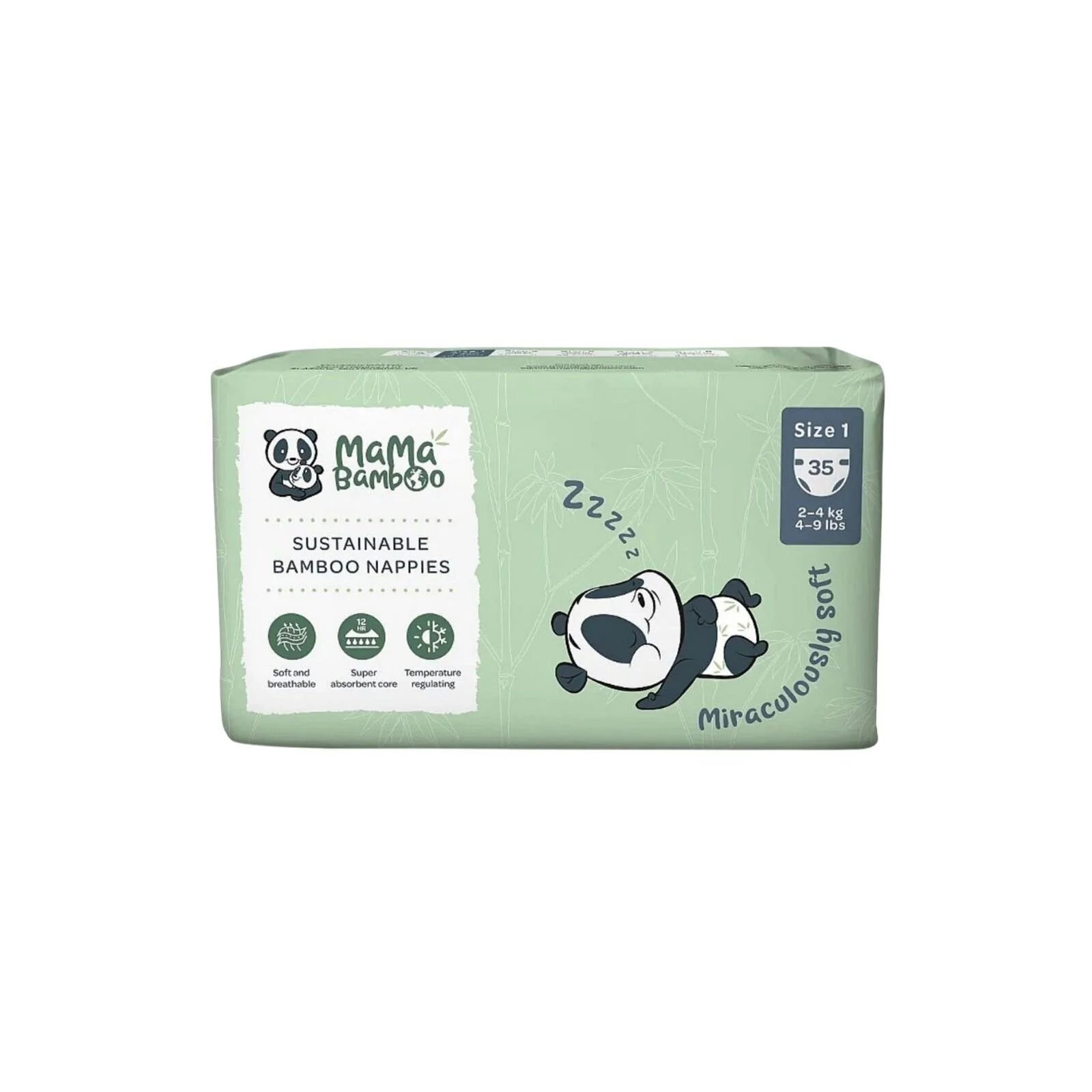 Mama Bamboo Sustainable Bamboo Size 1 - 35 nappies - ebebek - Black Friday