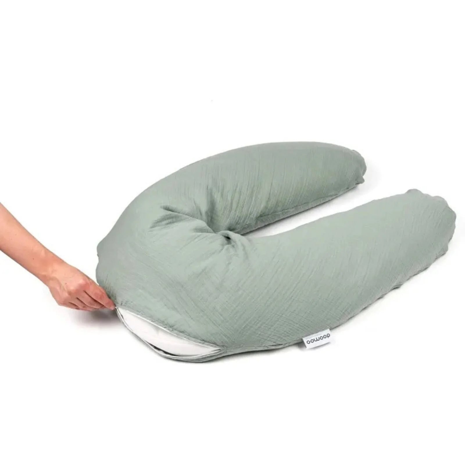 Doomoo Comfy Big Muslin Maternity Pillow - Green - ebebek - Black Friday