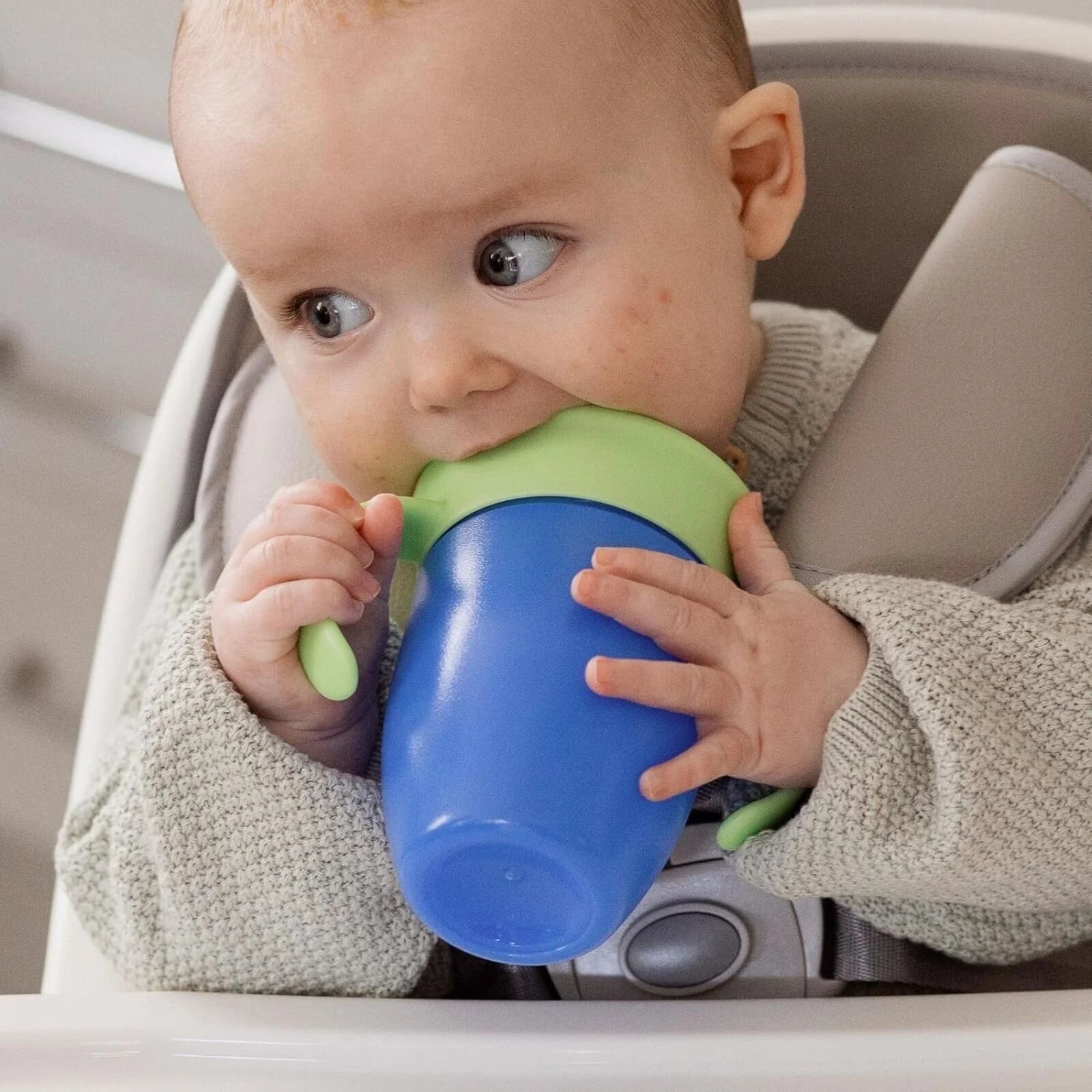 Nuby All Around Short Cup with Handles 210ml Assorted - ebebek - Black Friday