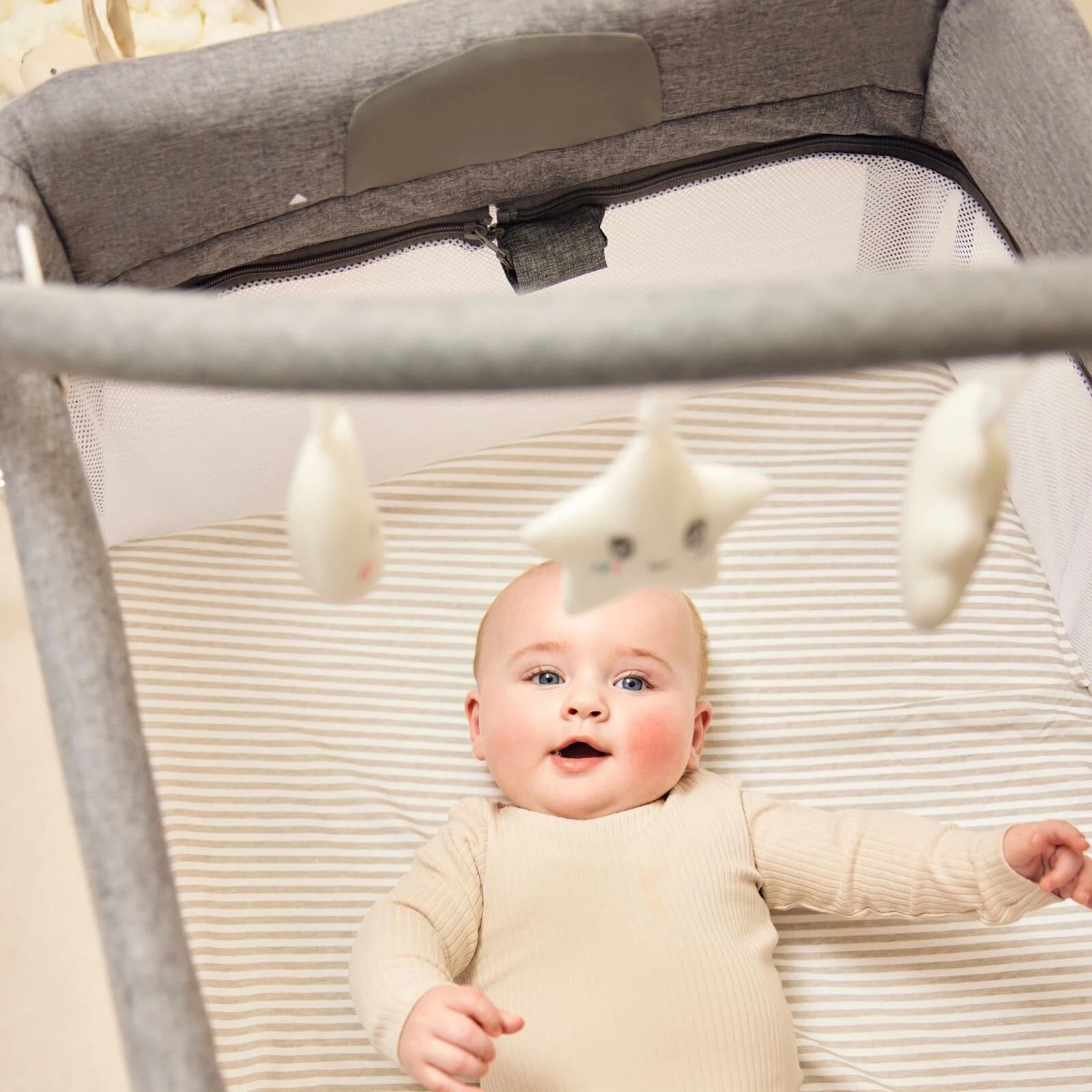 Ickle Bubba Scout 3 - in - 1 Travel Crib Cot & Playpen - Ash Grey - ebebek - Black Friday