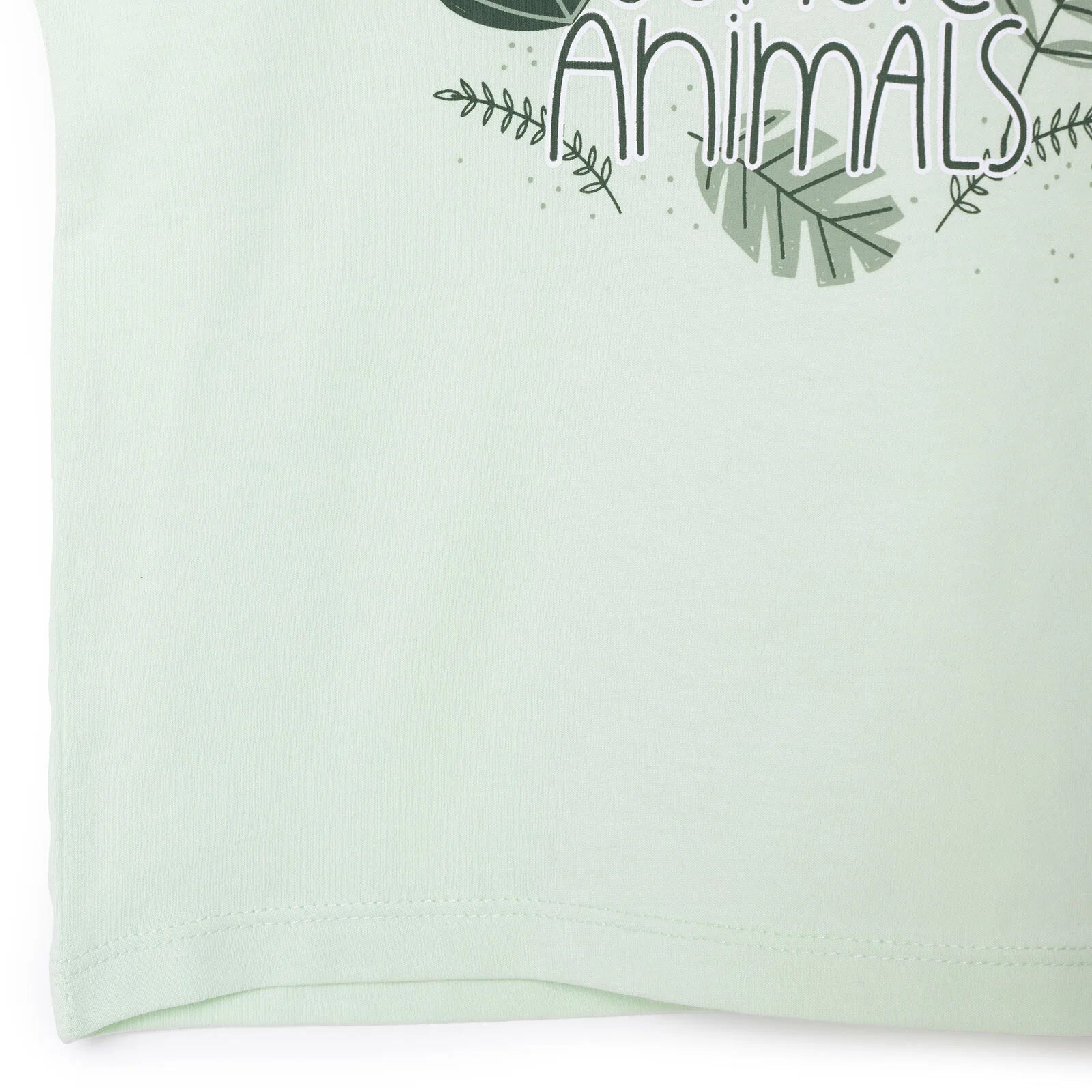 HelloBaby Basic Boy Jungle Animals Tshirt - Light Green - ebebek - Black Friday
