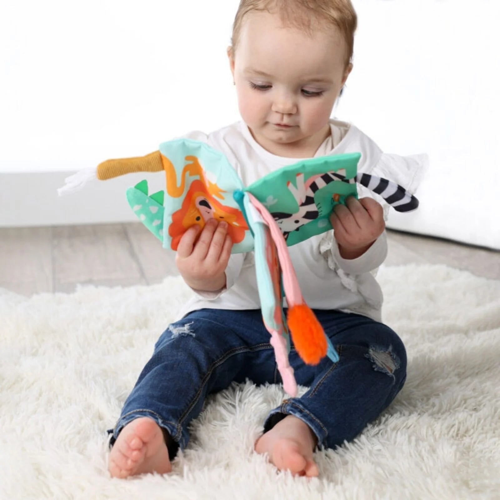 Tiny Talents Sensory Animal Tails Cloth Book - ebebek - Black Friday