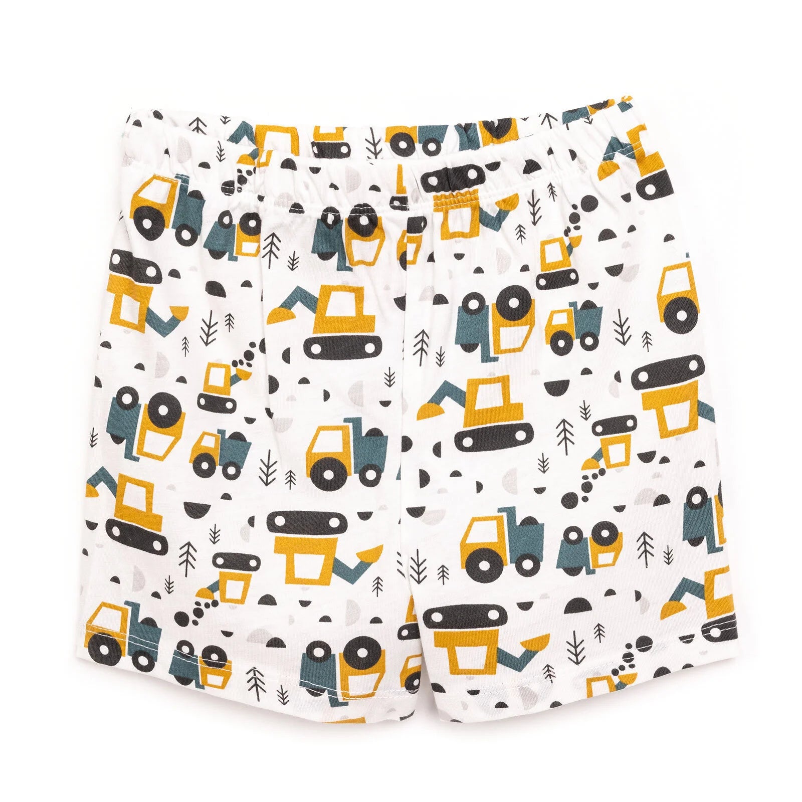 HelloBaby Baby Boy Short Sleeve Pyjamas Set - Ecru - ebebek - Black Friday