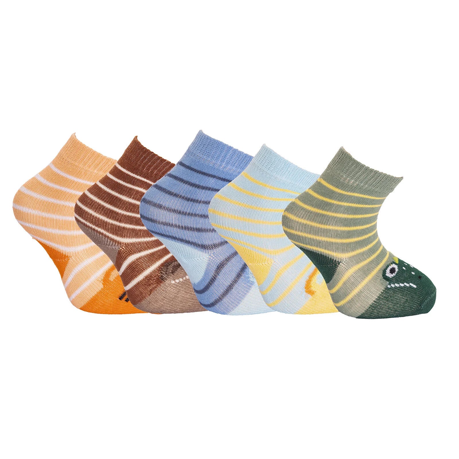 HelloBaby Baby Boy Pack of 5 Socks - Orange - ebebek - Black Friday