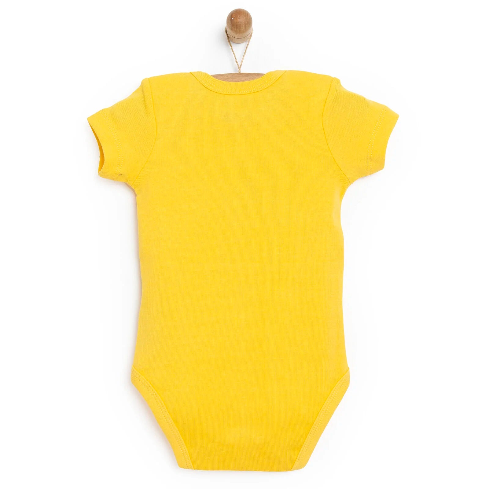 HelloBaby Short Sleeve Bodysuit - Yellow - ebebek - Black Friday