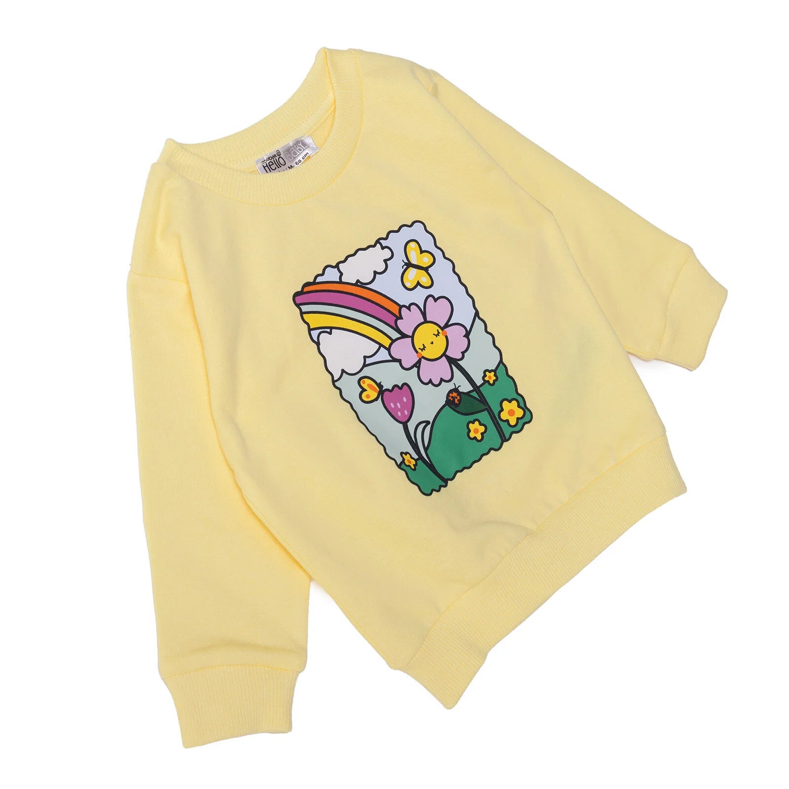 HelloBaby Sweatshirt - Yellow - ebebek - Black Friday