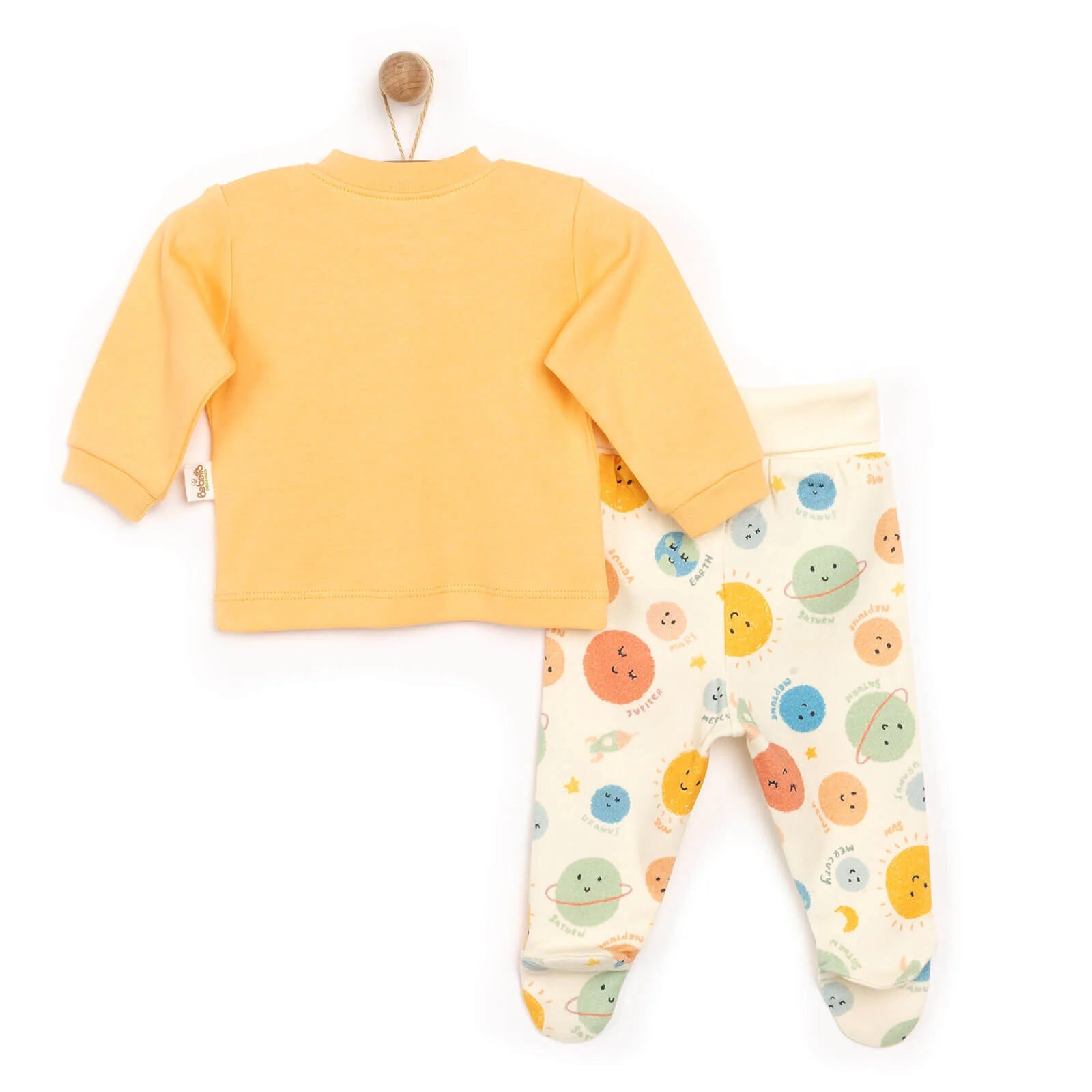 Bebetto Newborn Organic Cosmic Space Body - Orange - ebebek - Black Friday