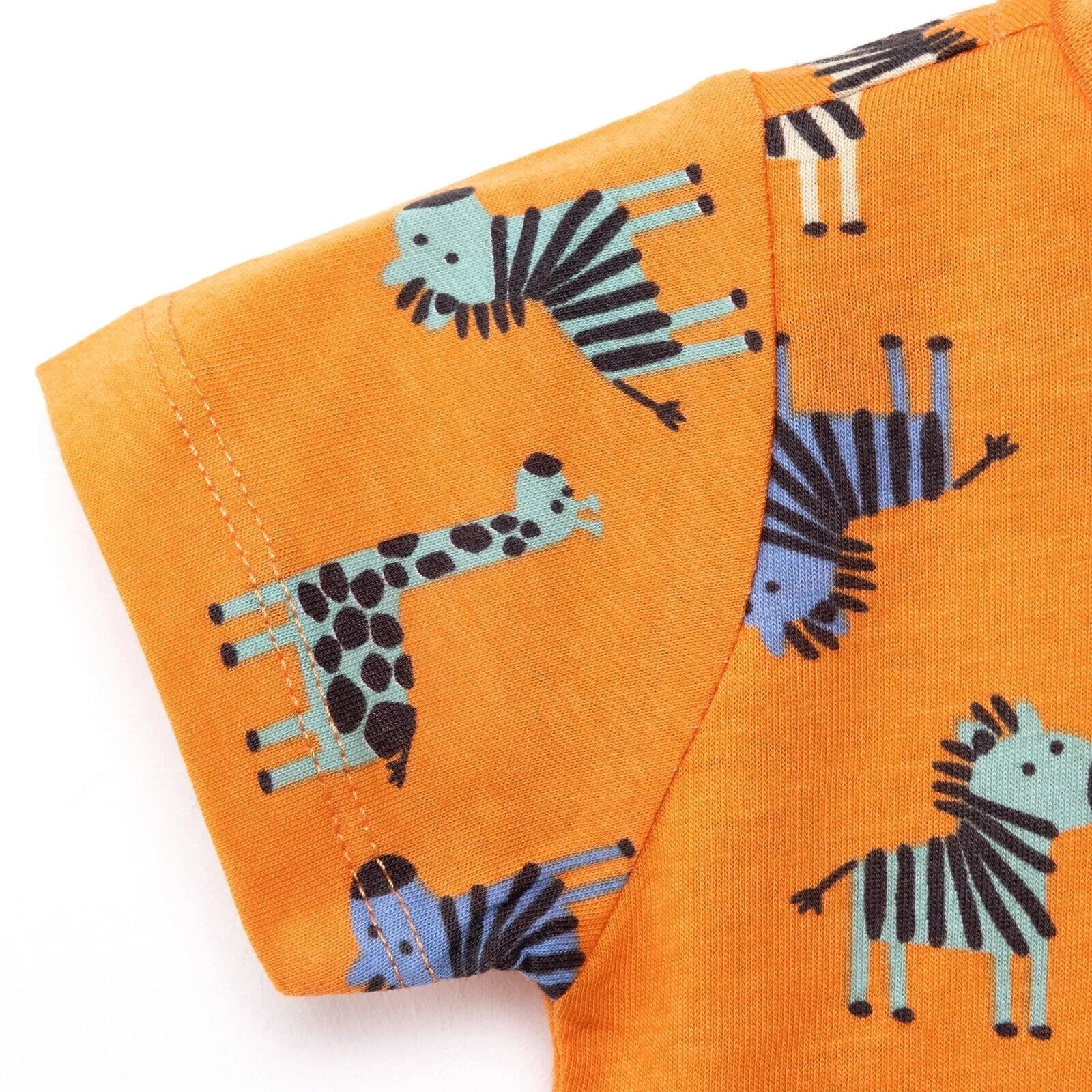 HelloBaby Basic Zebra Printed Tshirt - Orange - ebebek - Black Friday