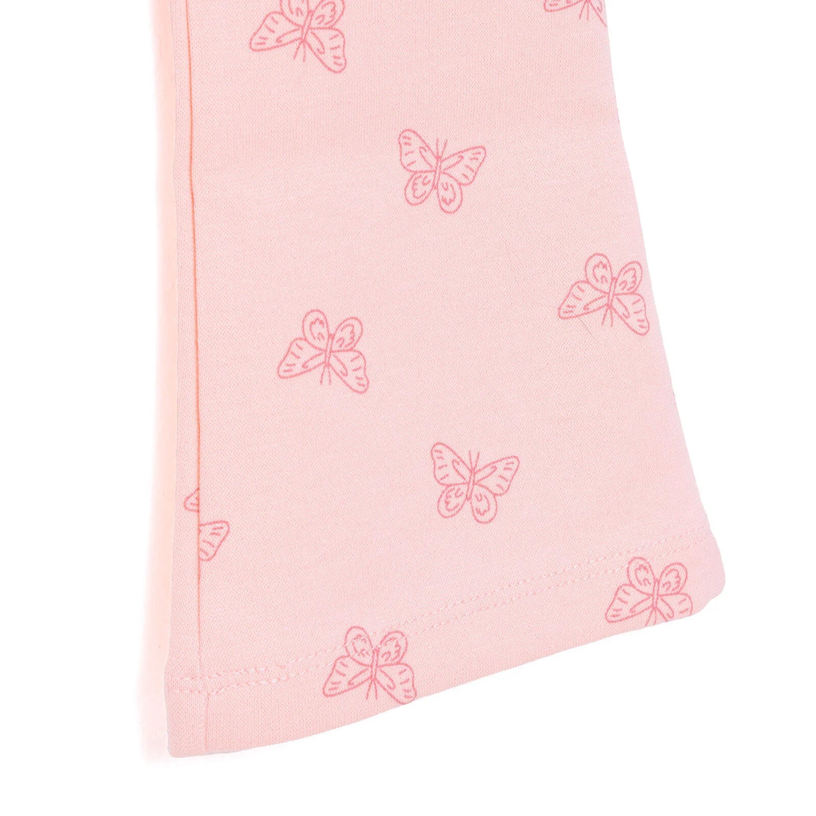 HelloBaby Basic Girl Butterfly Patterns Leggings - Light Pink - ebebek - Black Friday