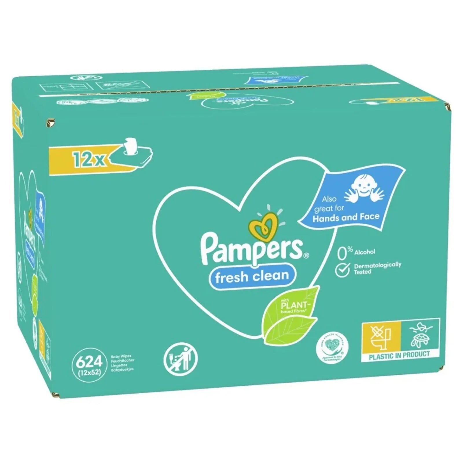 Pampers Baby Wipes Scented 12x52 pcs - ebebek - Black Friday