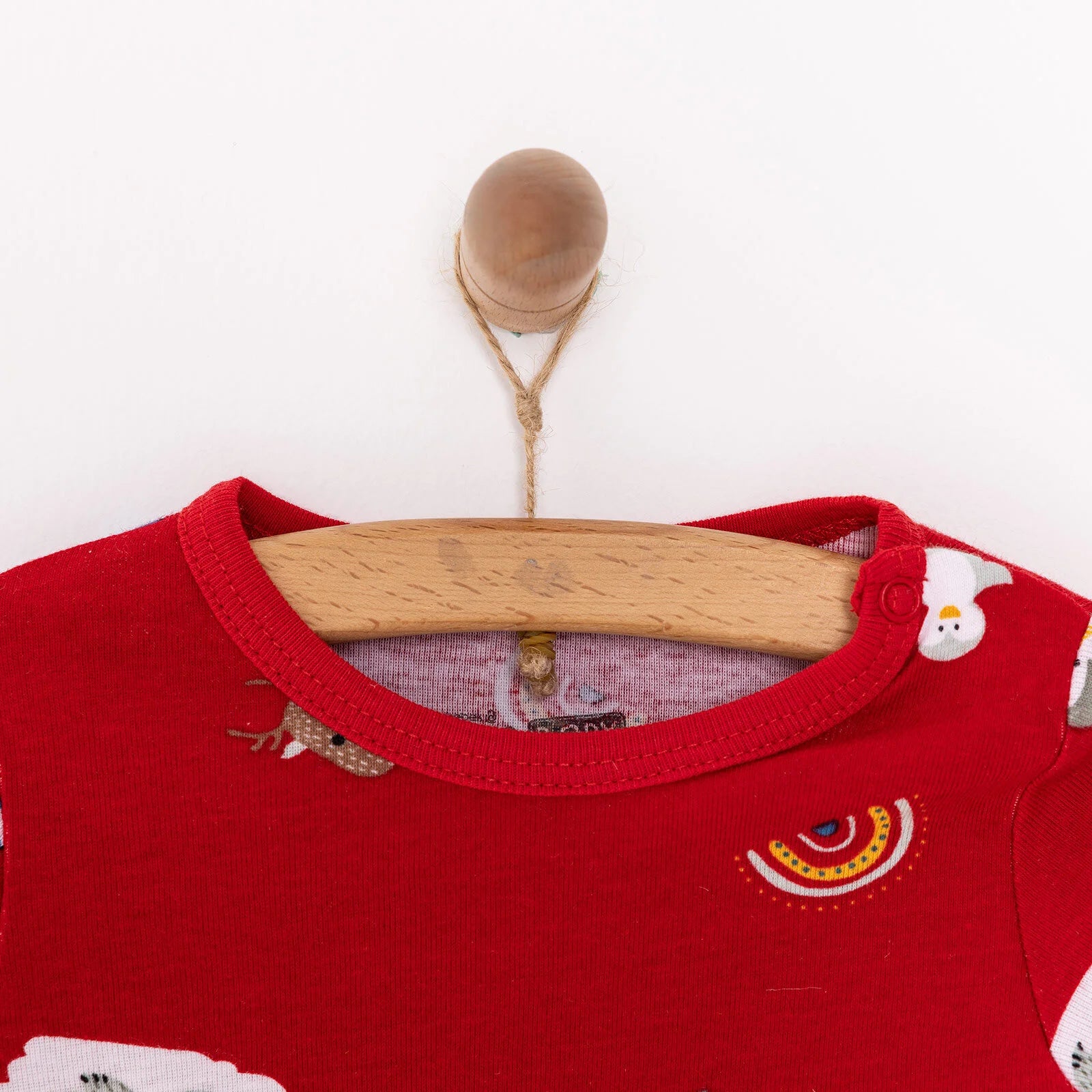 HelloBaby Baby Boy Long Sleeve Body - Red - ebebek - Black Friday