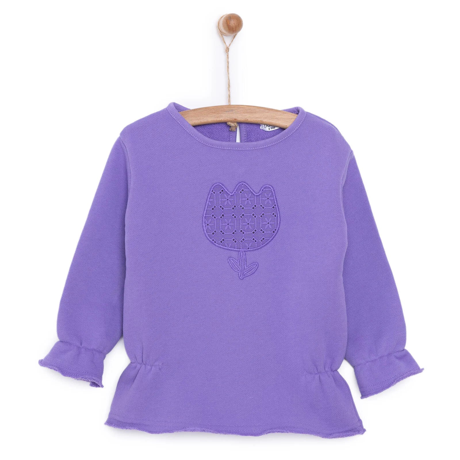 HelloBaby Baby Girl Sweathirt - Purple - ebebek - Black Friday