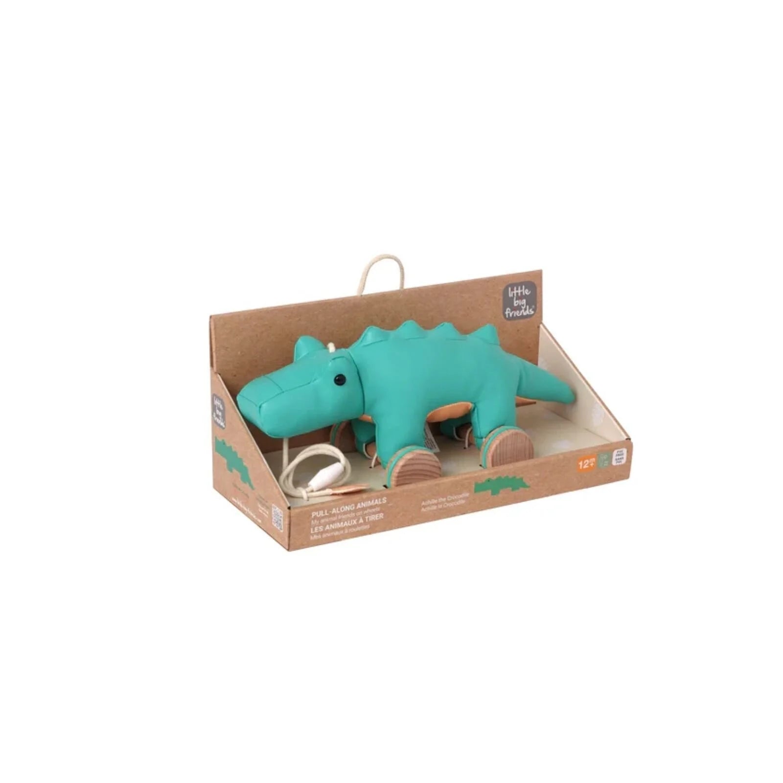 Little Big Friends Pull Along - Achille the Crocodile - ebebek - Black Friday