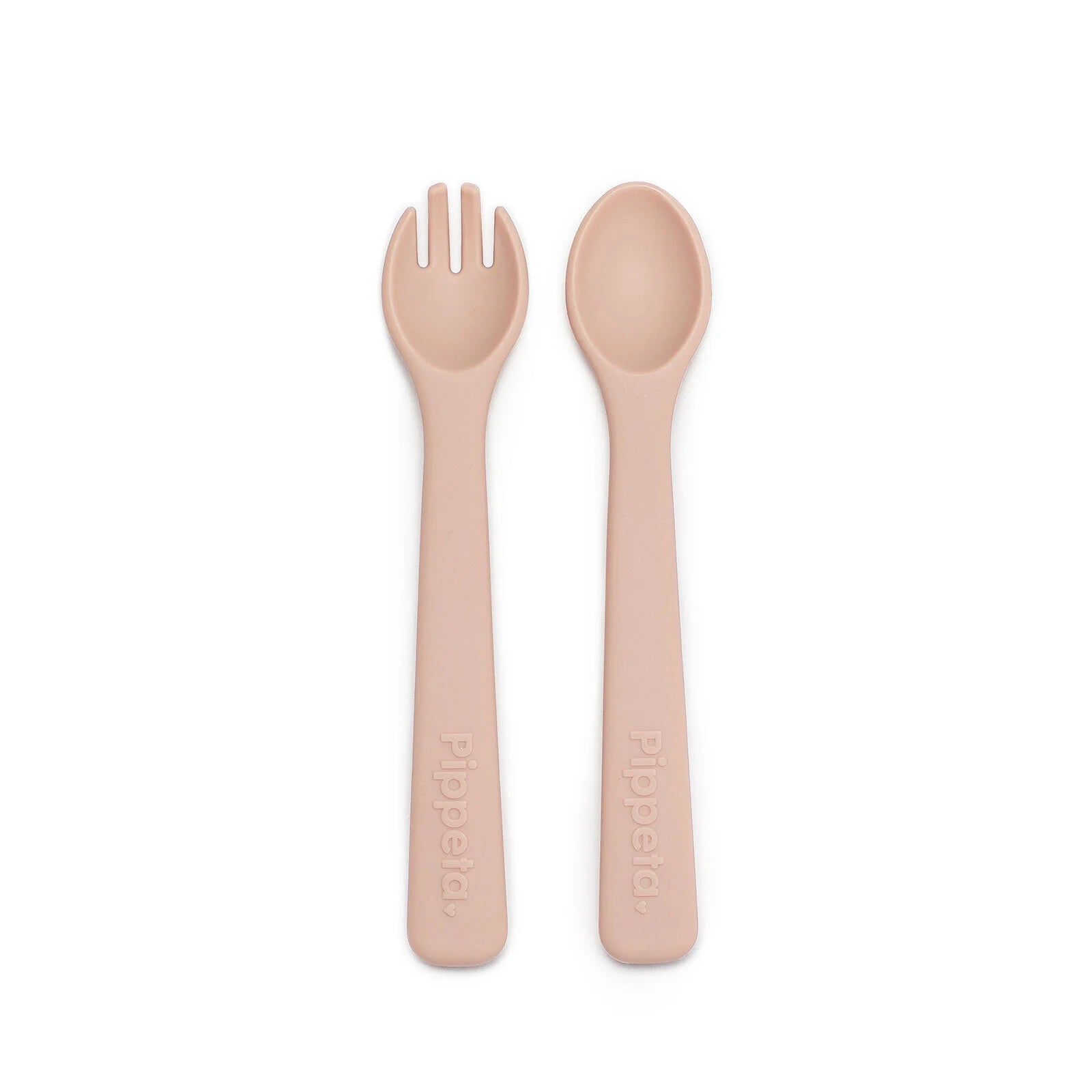 Pippeta Silicone Spoon & Fork - Ash Rose - ebebek - Black Friday