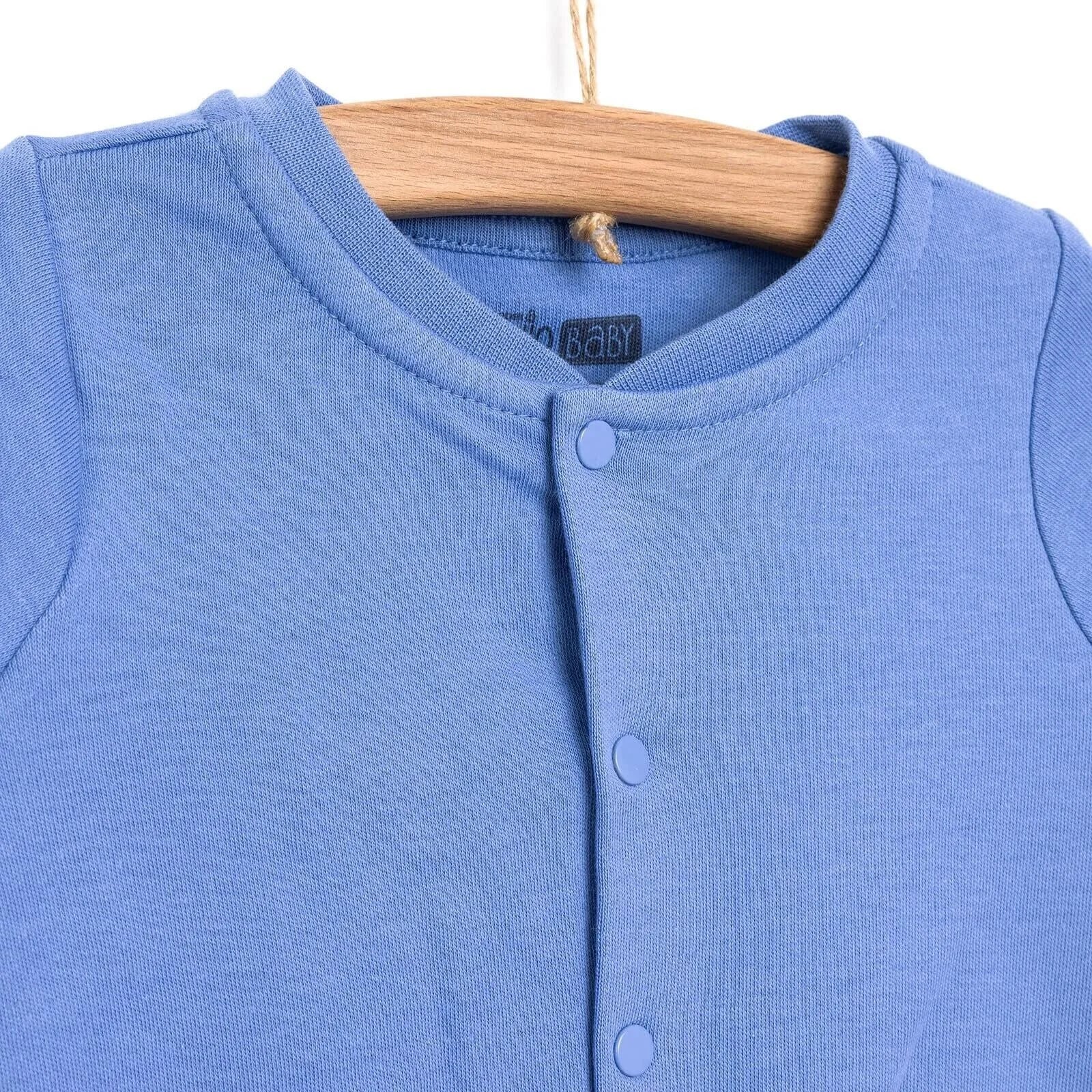 HelloBaby Basic Ribbed Cardigan - Blue - ebebek - Black Friday