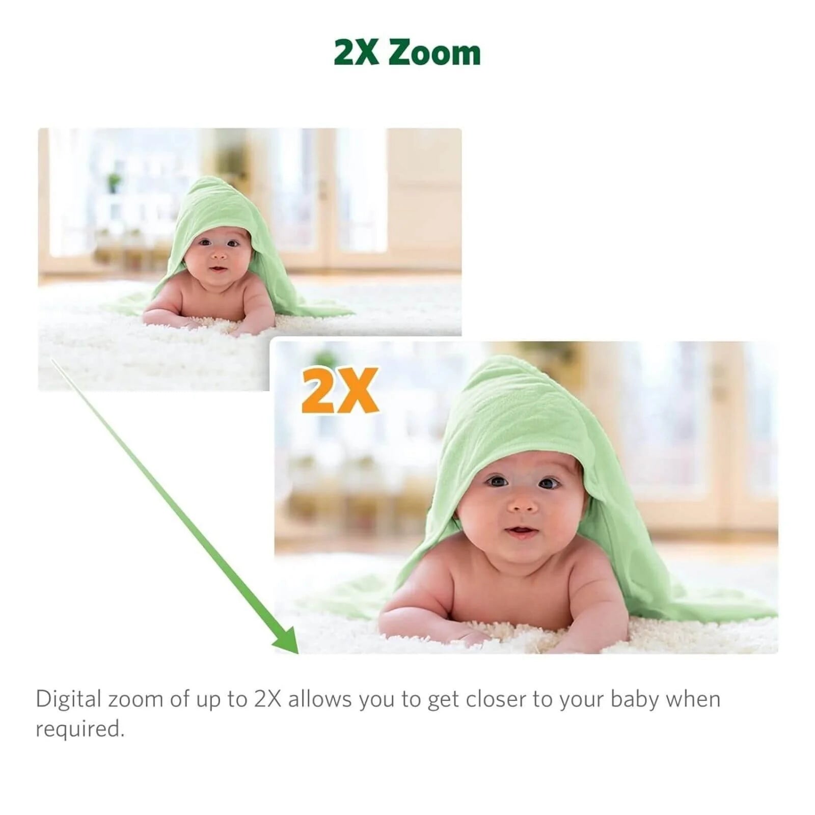 LeapFrog 5" Night Light Video Monitor - ebebek - Black Friday