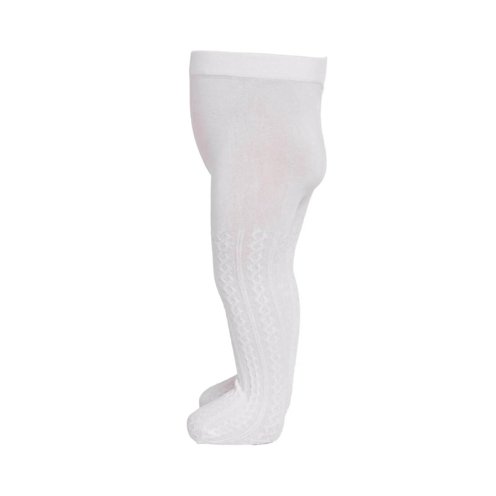 Daymod Jacquard Pantyhose - White - ebebek - Black Friday