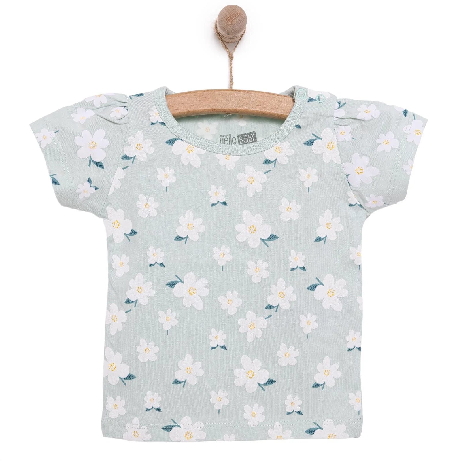 HelloBaby Basic Girl Daisy Printed T-shirt - Multicolour - ebebek - Black Friday