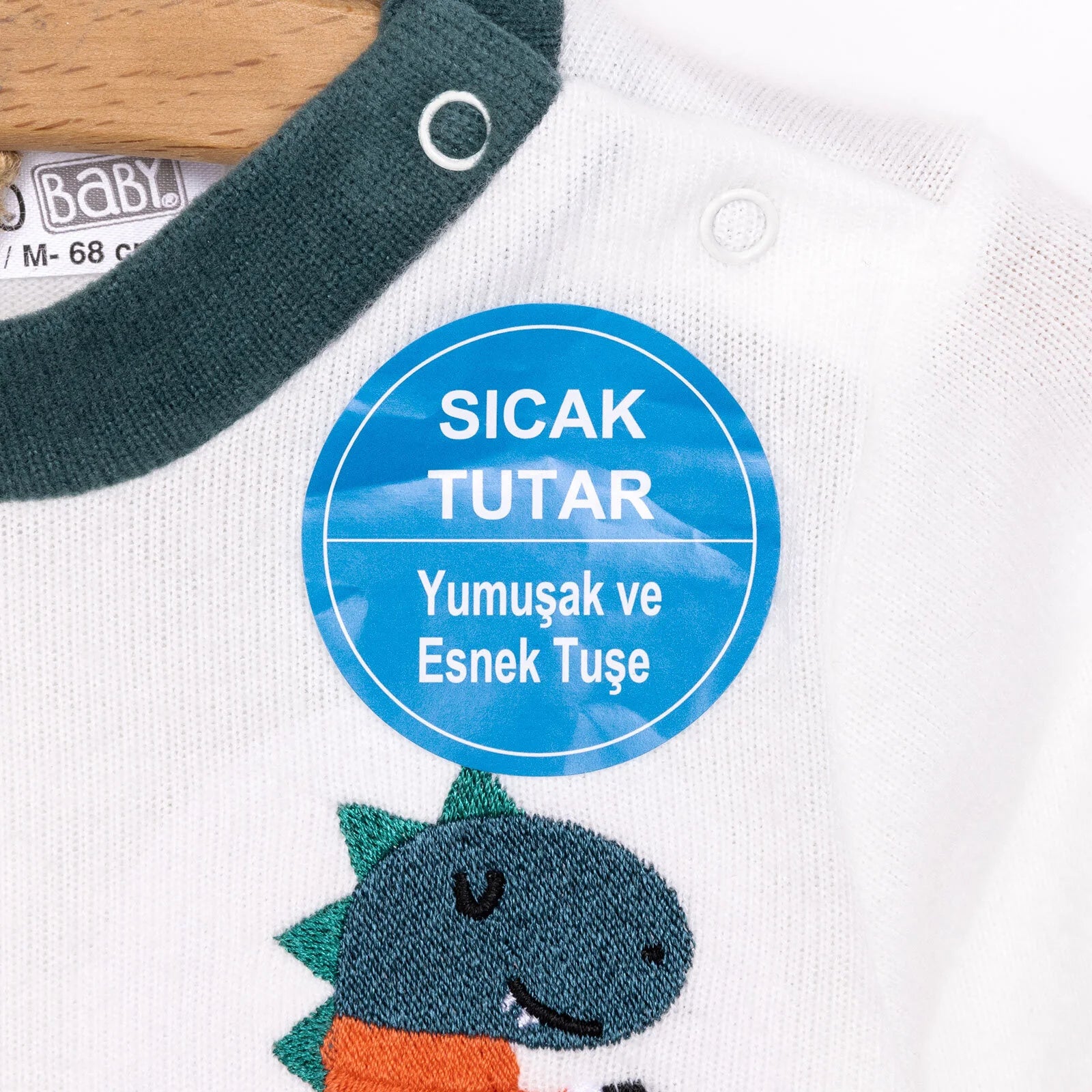 HelloBaby Boy Long Sleeve Pyjamas Set - Ecru - ebebek - Black Friday