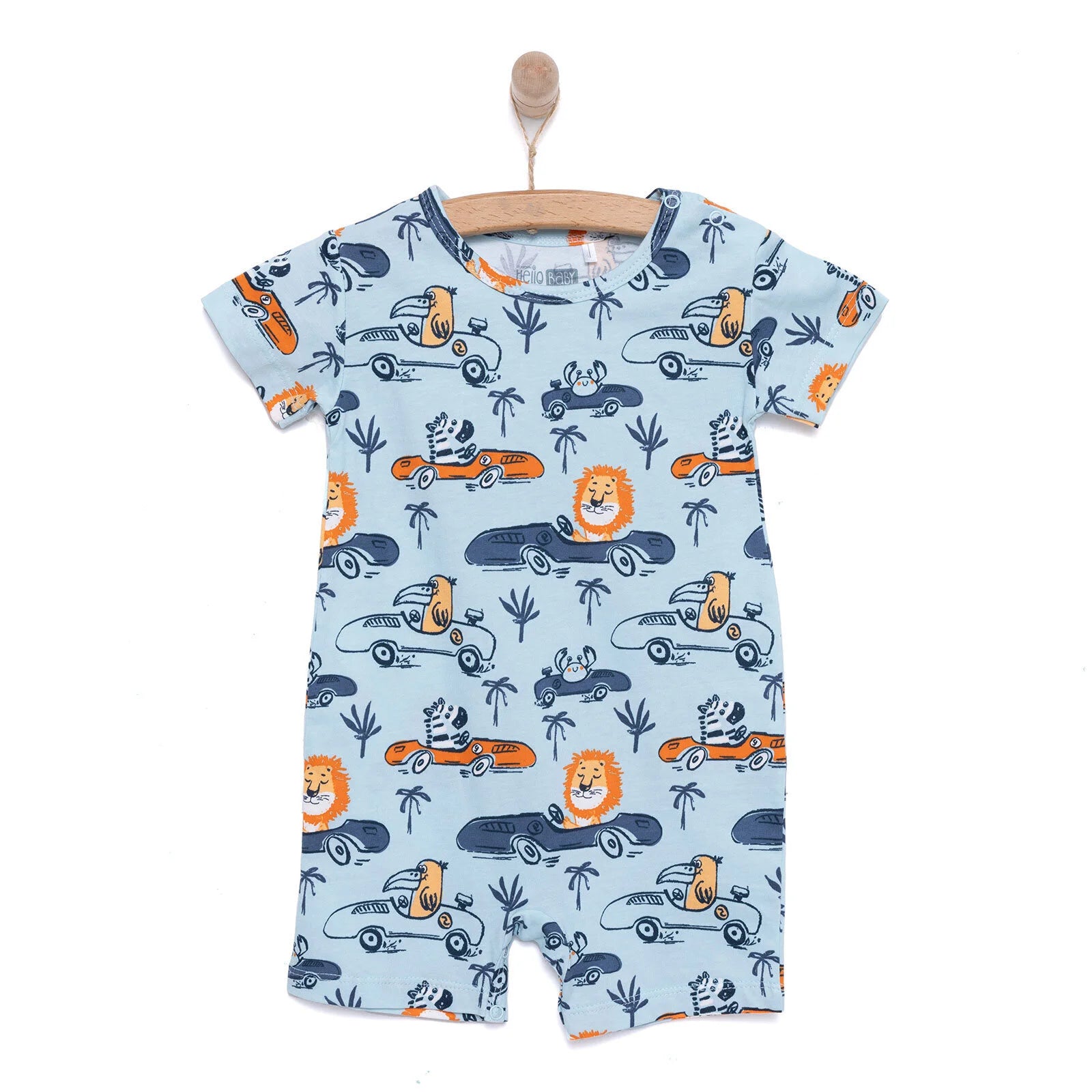 HelloBaby Boy Short Overalls - Green - ebebek - Black Friday