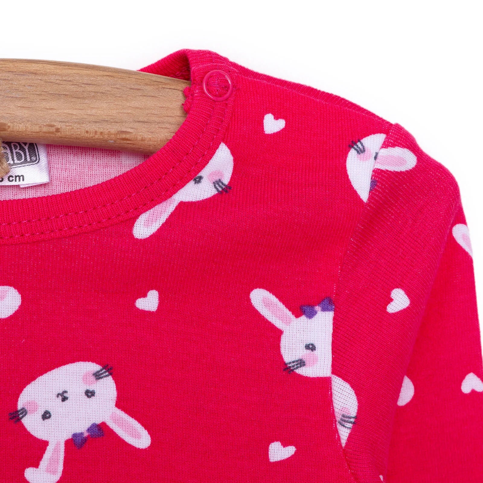 HelloBaby Baby Girl Long Sleeve Bodysuit - Fuchsia - ebebek - Black Friday