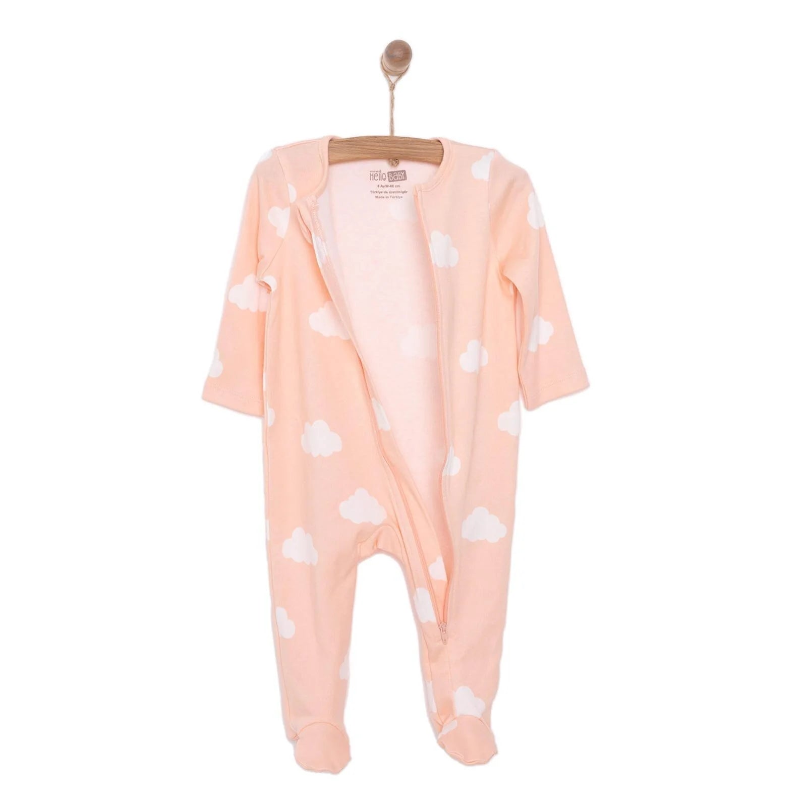 HelloBaby Newborn Baby Girl Footed Jumpsuit - Pink - ebebek - Black Friday