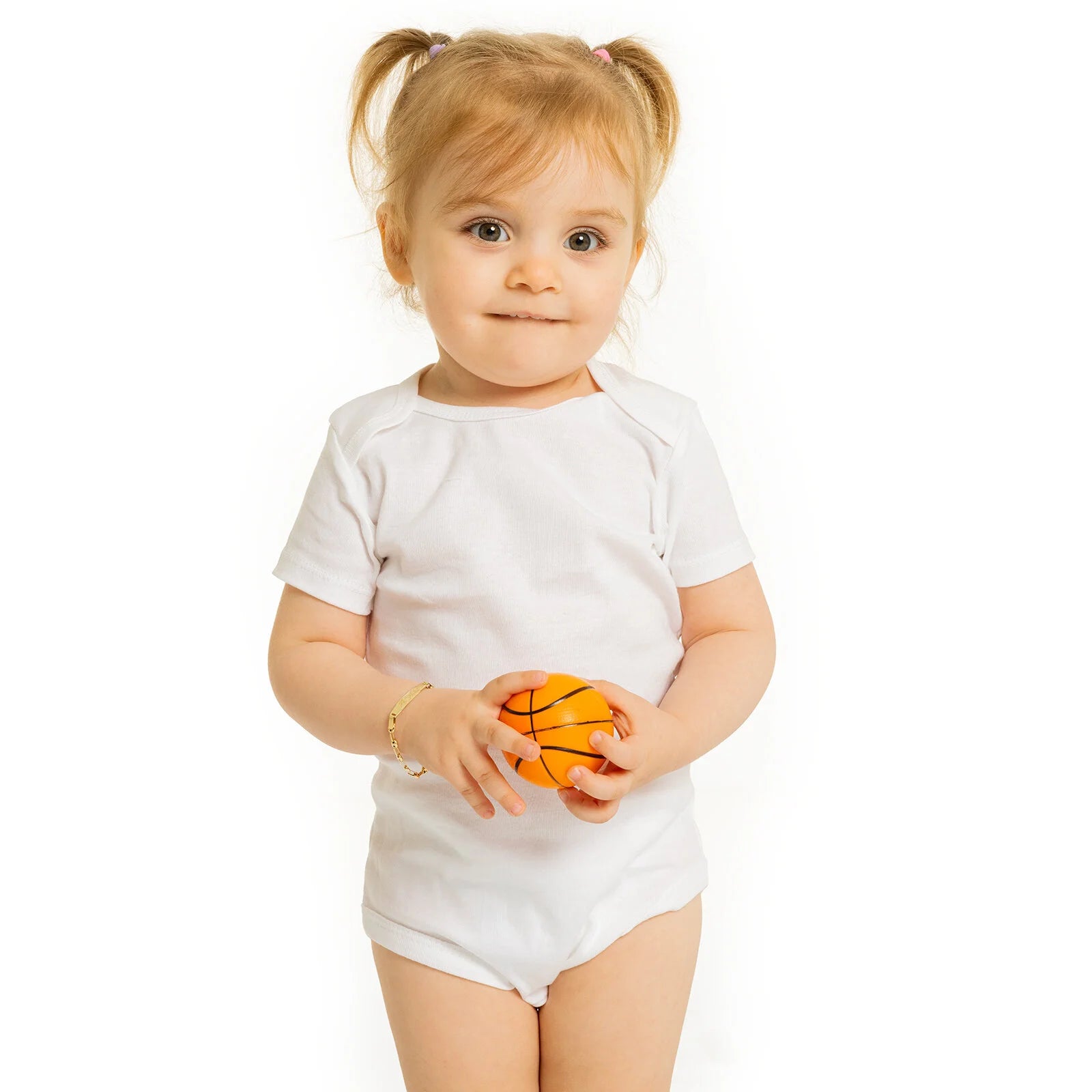 HelloBaby Short Sleeve Bodysuit - White - ebebek - Black Friday