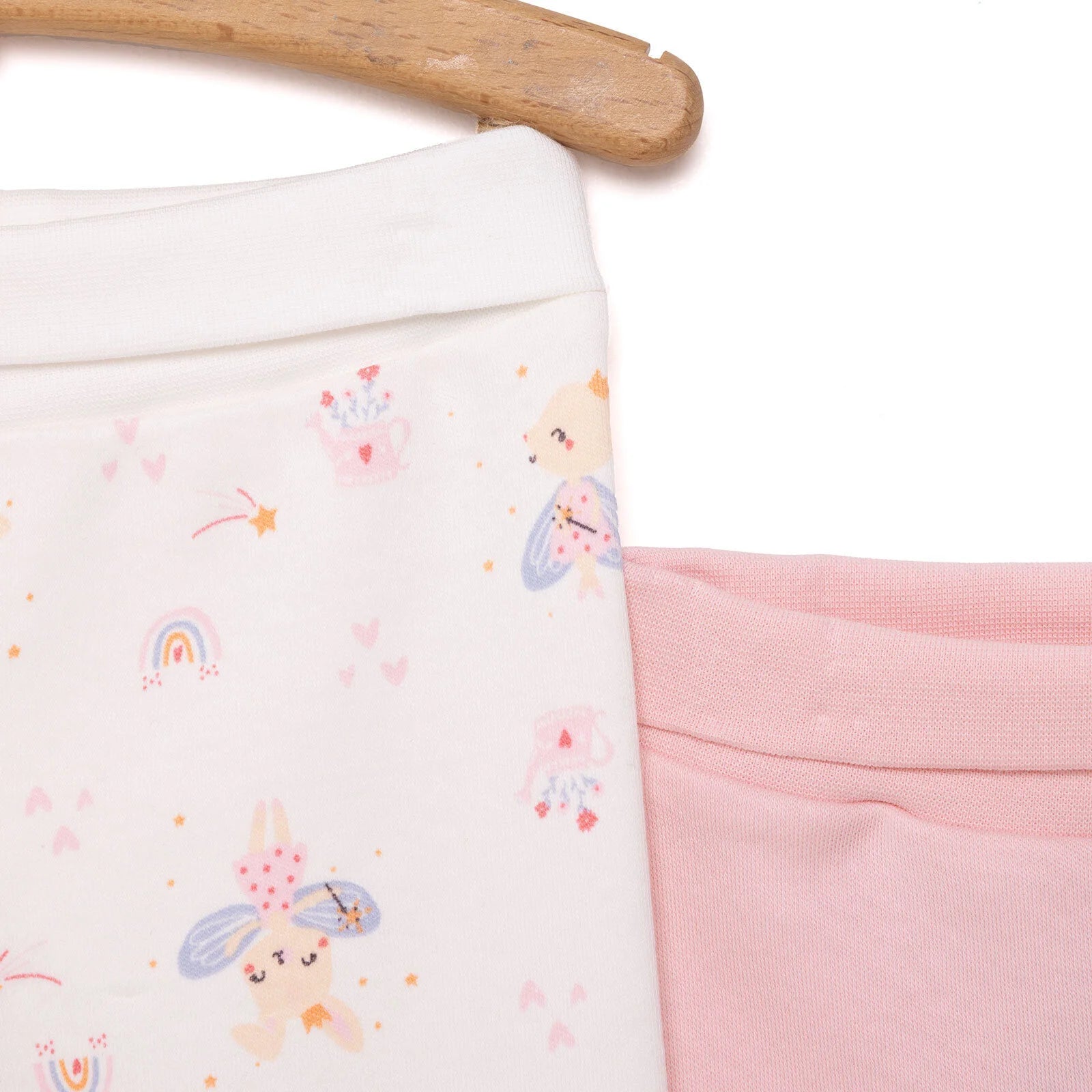 HelloBaby Newborn 2 Pcs Footed Legging - Pink - ebebek - Black Friday