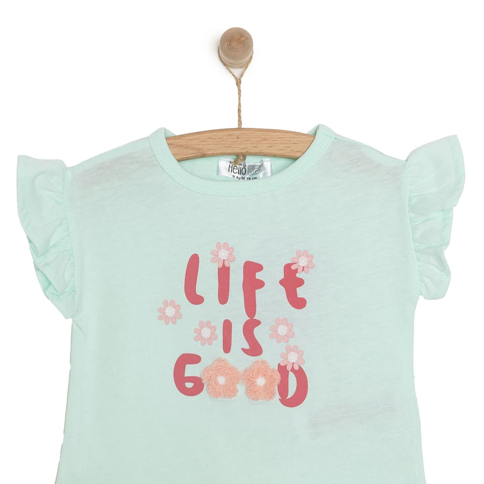 HelloBaby Motto Girl Girl Tshirt - Short - Multicolour - ebebek - Black Friday