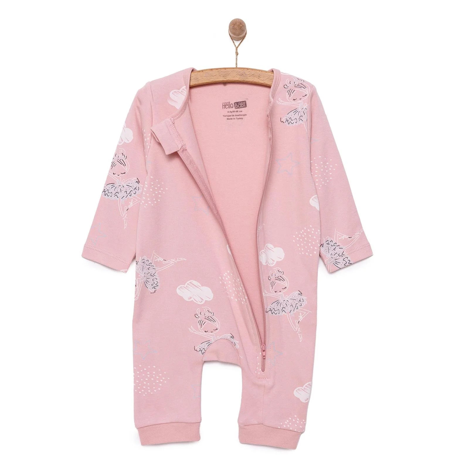 HelloBaby Girl Jumpsuit - Light Pink - ebebek - Black Friday