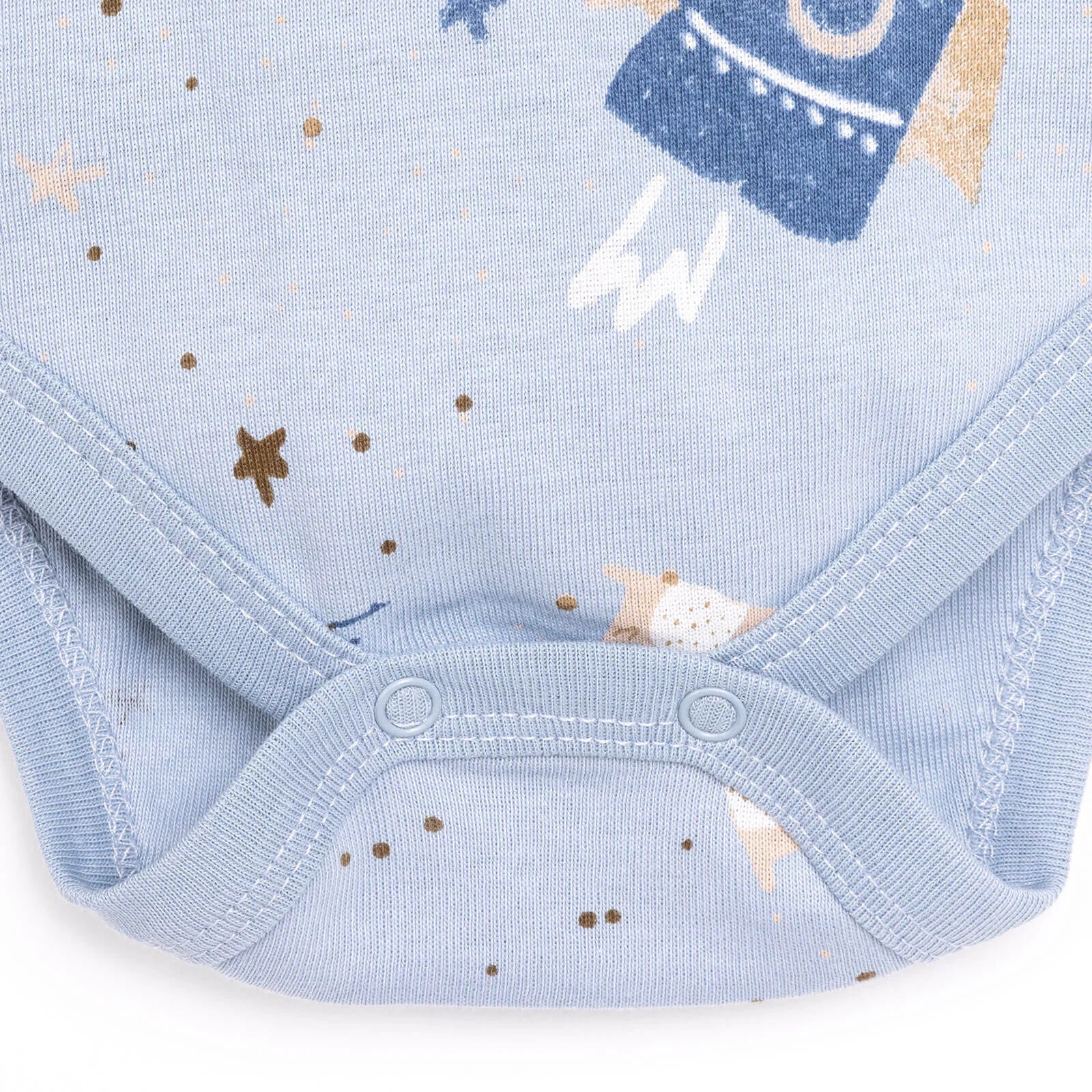 HelloBaby Baby Boy Long Sleeve Bodysuit - Blue - ebebek - Black Friday
