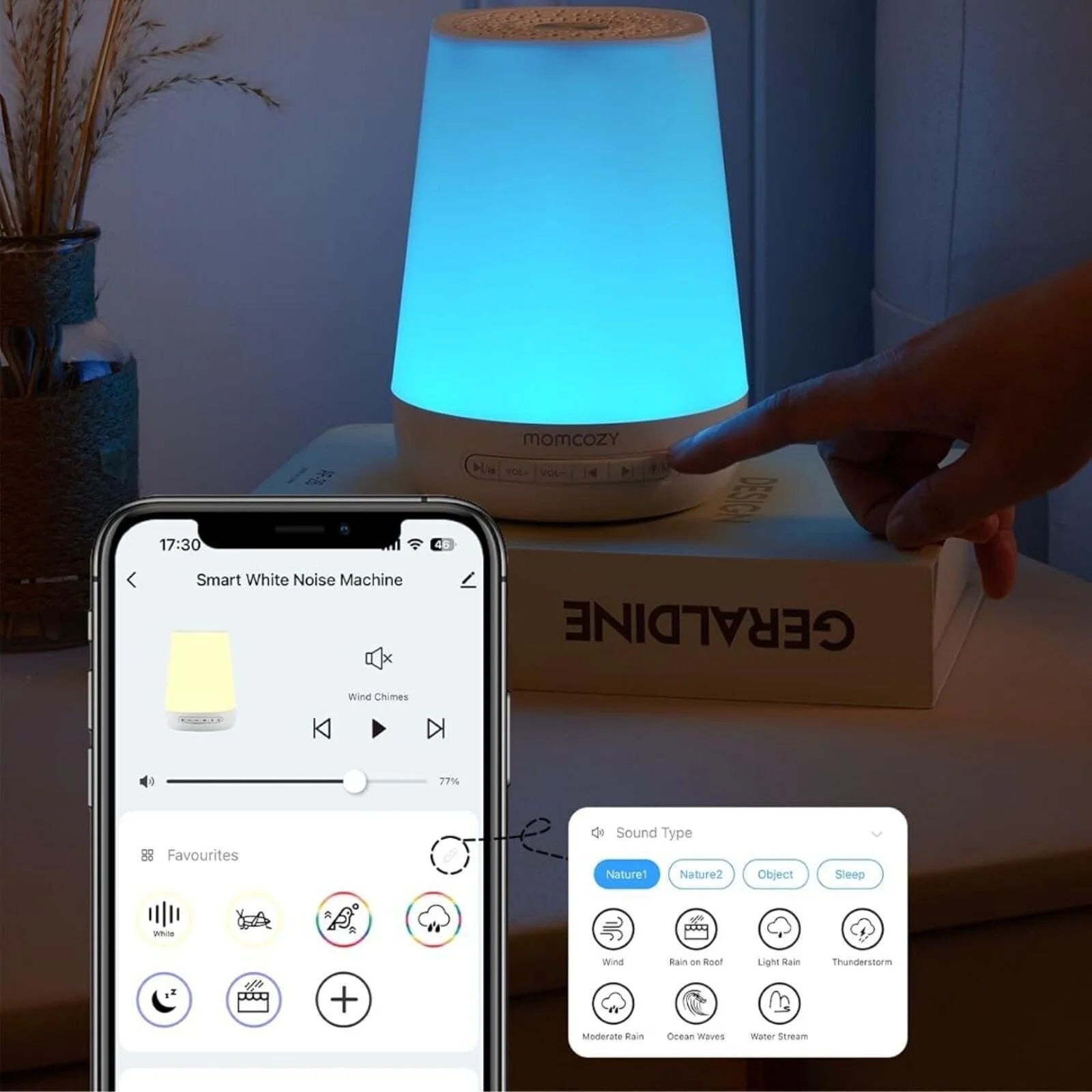 Momcozy White Noise Baby Sound Machine - Momcozy - ebebek