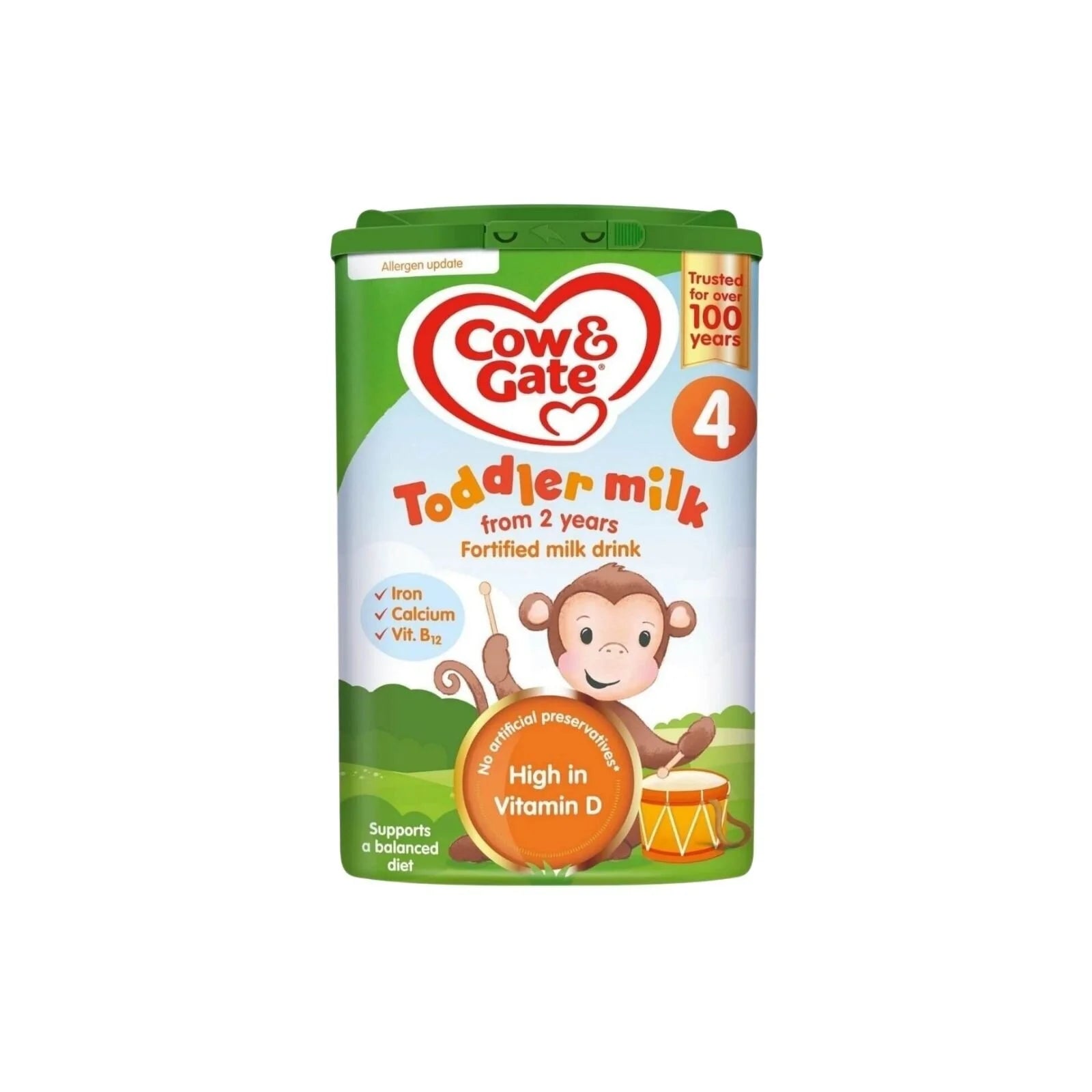 Cow and Gate 4 Toddler Milk Formula 2+ years 800g - ebebek - Black Friday