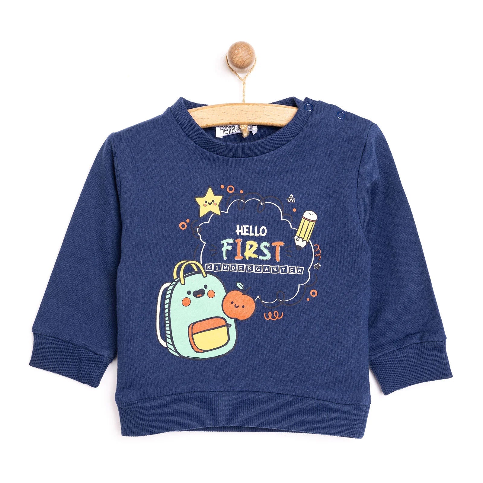 HelloBaby Basic Low Raised School Theme - Navy Blue - ebebek - Black Friday