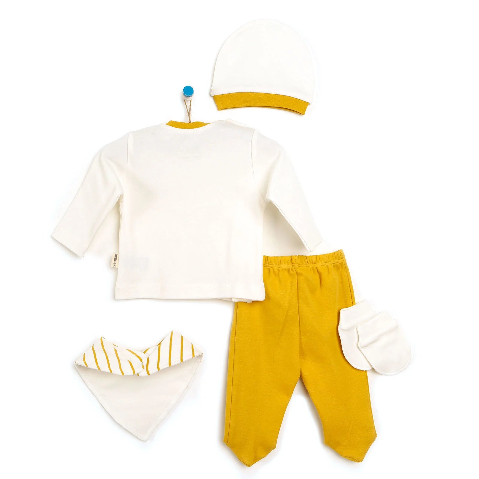 Bebbek Baby Boy 5 Pcs Newborn Starter Set - Light Brown - ebebek - Black Friday