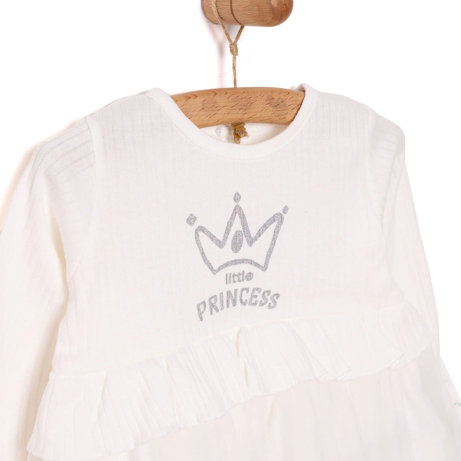 HelloBaby Little Life Newborn Girl Dress - Ecru - ebebek - Black Friday