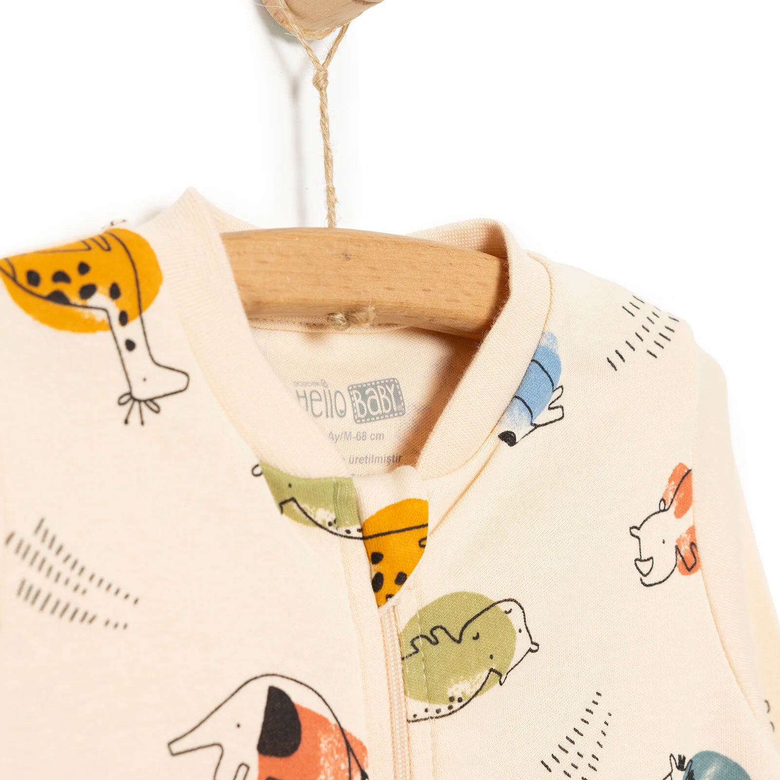 HelloBaby Newborn Boy Jumpsuit - Beige - ebebek - Black Friday