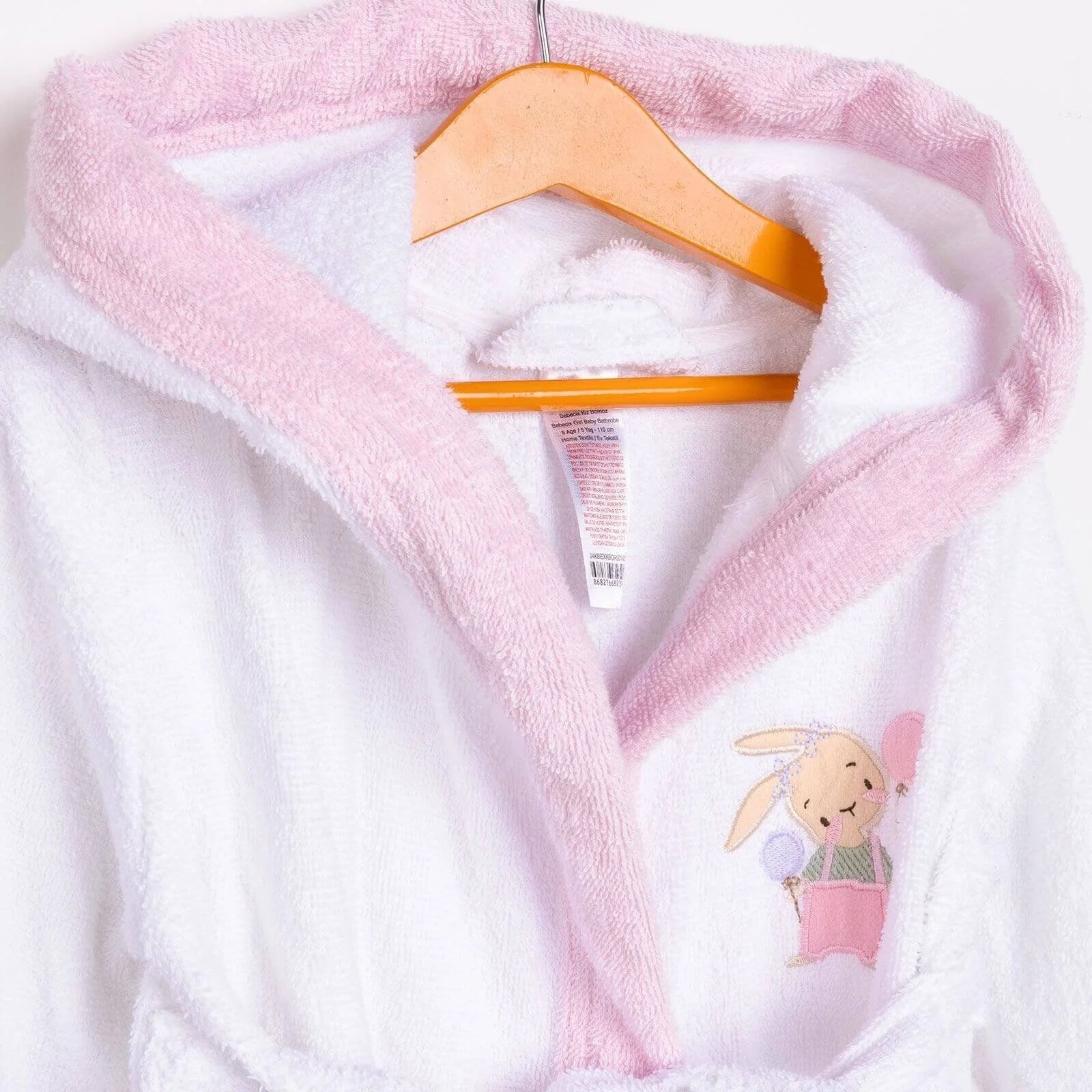 Bebecix Girl Baby Bathrobe - Pink - ebebek - Black Friday