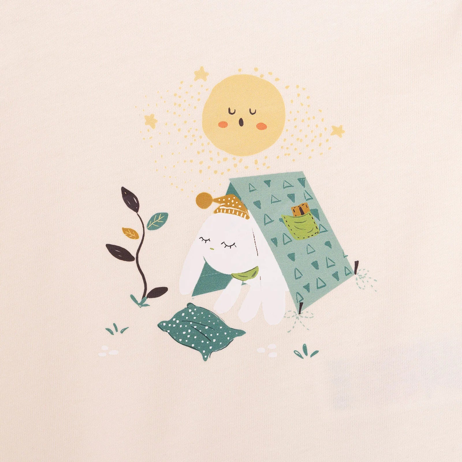 HelloBaby Boy Long Sleeve Pyjamas Set - Ecru - ebebek - Black Friday