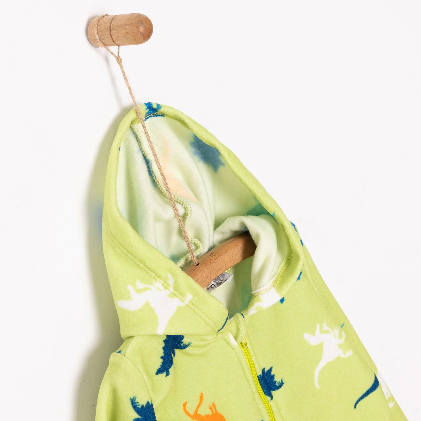 HelloBaby Basic Repeat Printed Fleece Jumpsuit - Printed - ebebek - Black Friday